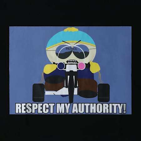 サウスパーク カートマン RESPECT MY AUTHORITY グラフィック Tシャツ - ROBOTROBOT