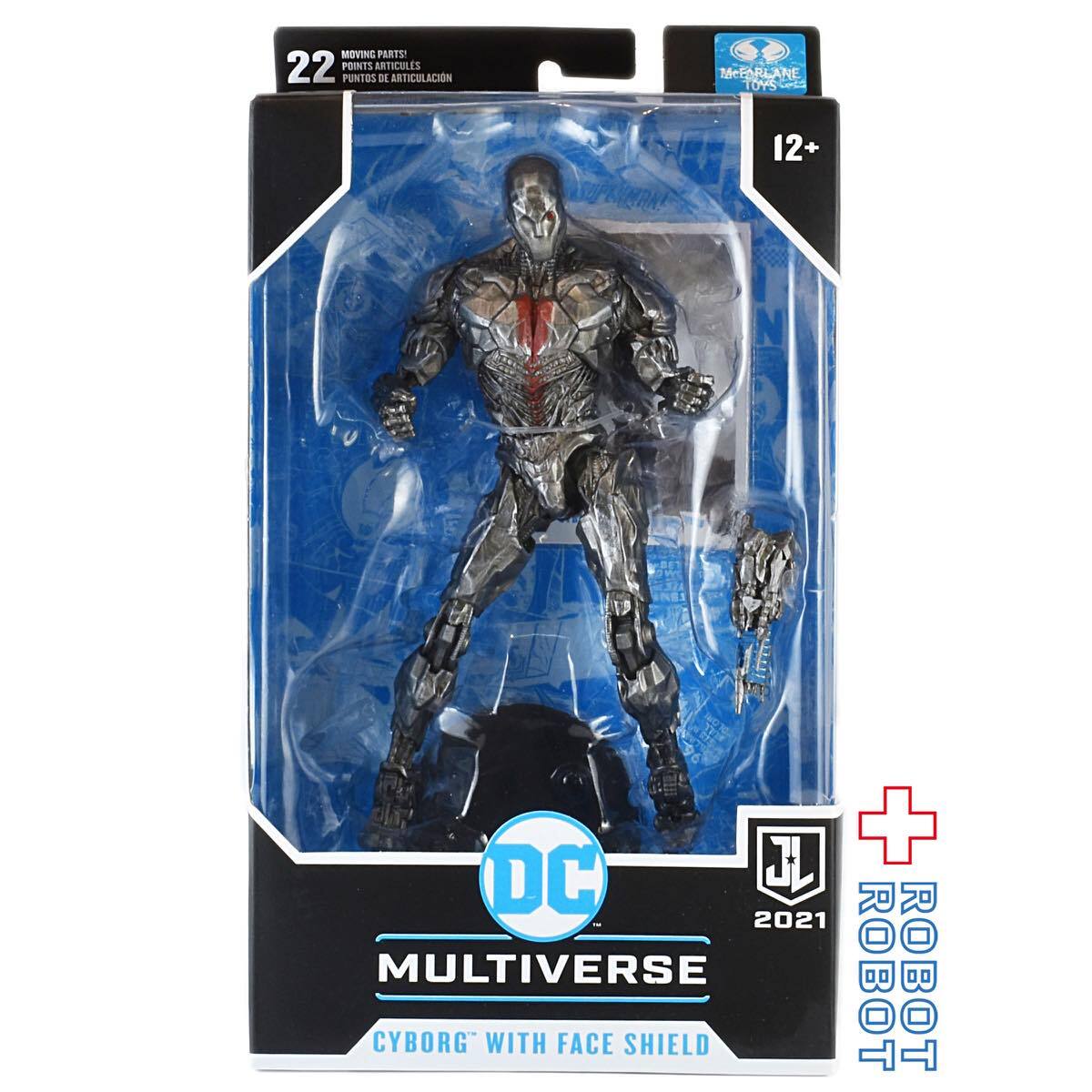 マクファーレン・トイズ DCマルチバース 7インチ サイボーグ w/ フェイスシールド アクションフィギュア