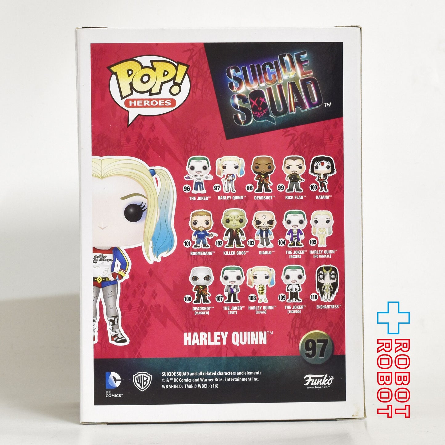 ファンコ POP! DC ヒーローズ 97 ザ・スーサイド・スクワッド ハーレイ・クイン ビニールフィギュア 箱付き