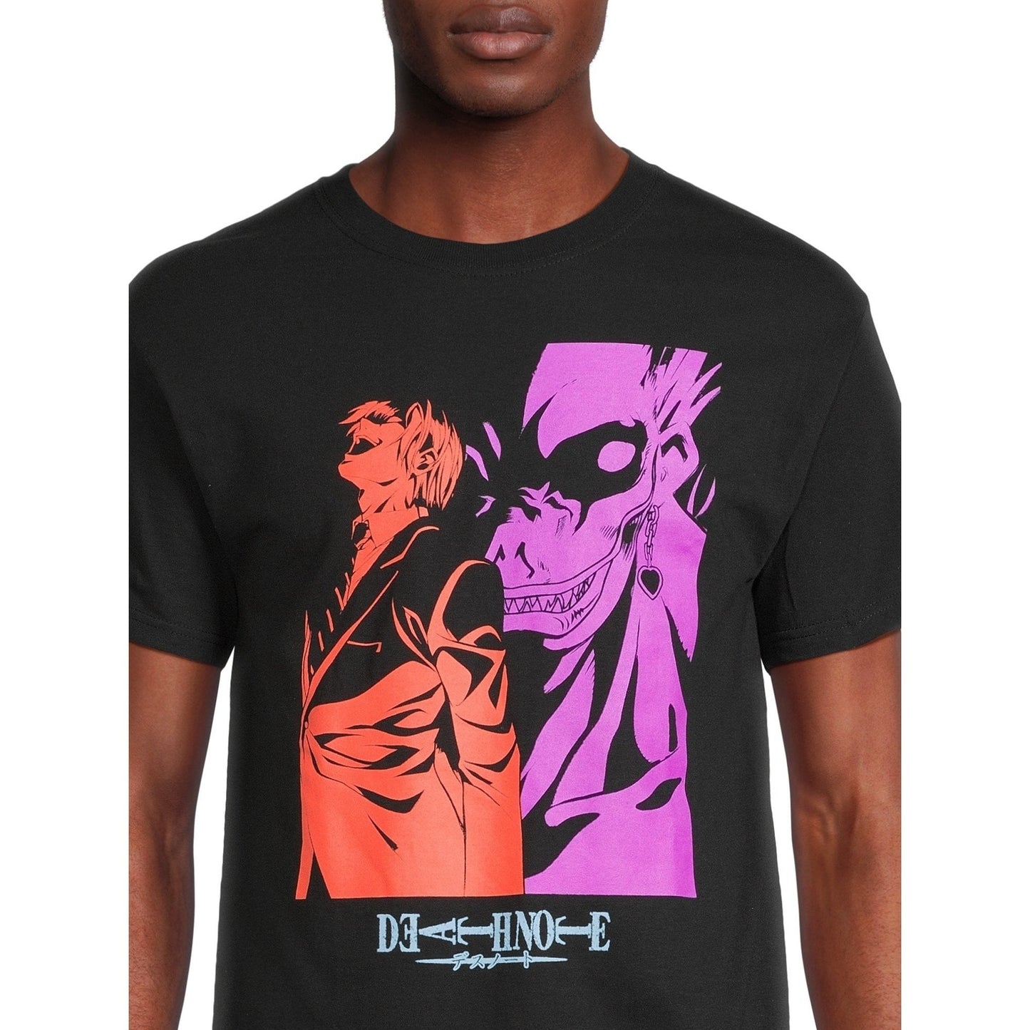 デス・ノート リューク×ライト グラフィック Tシャツ ブラック