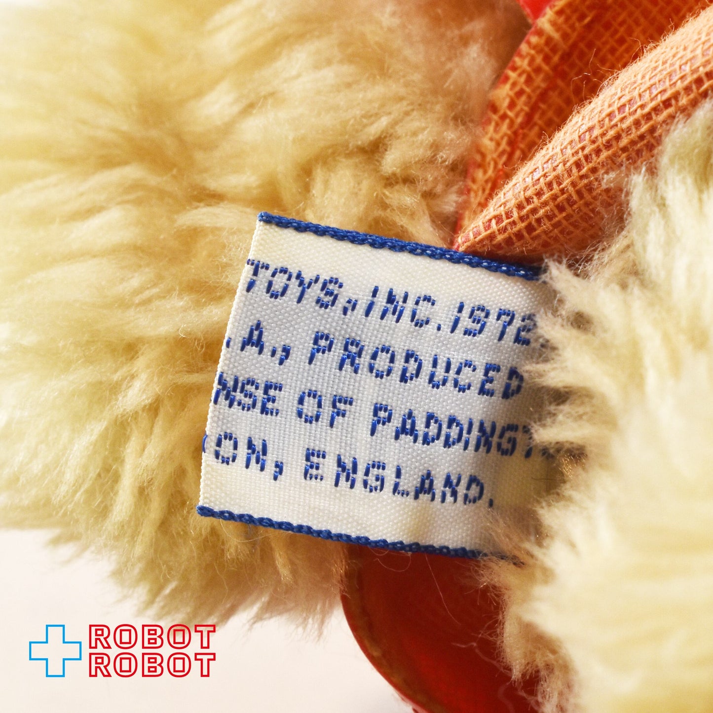 エデン社 くまのパディントン ぬいぐるみ人形 レインコート 1981