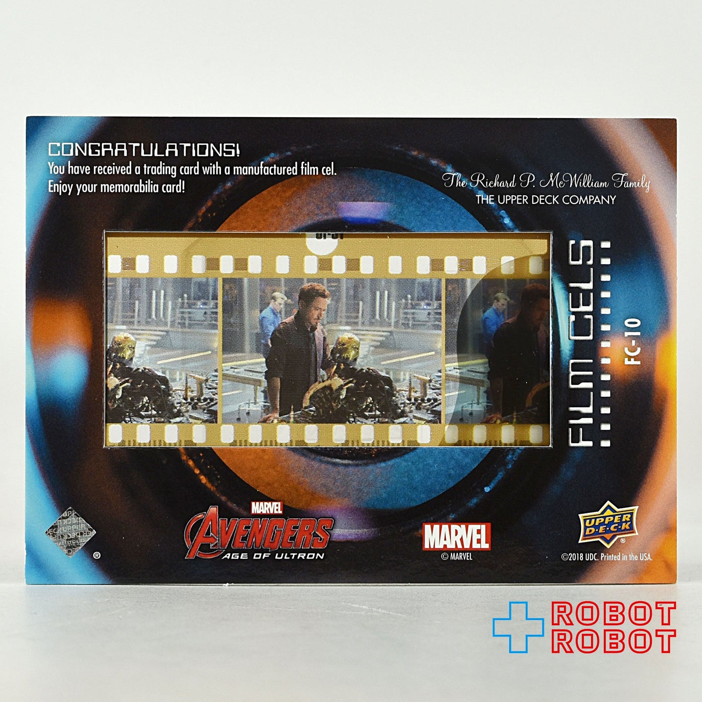 アッパーデック マーベル・スタジオ ファースト10イヤーズ トレーディングカード ジェームス・スペイダー as ウルトロン