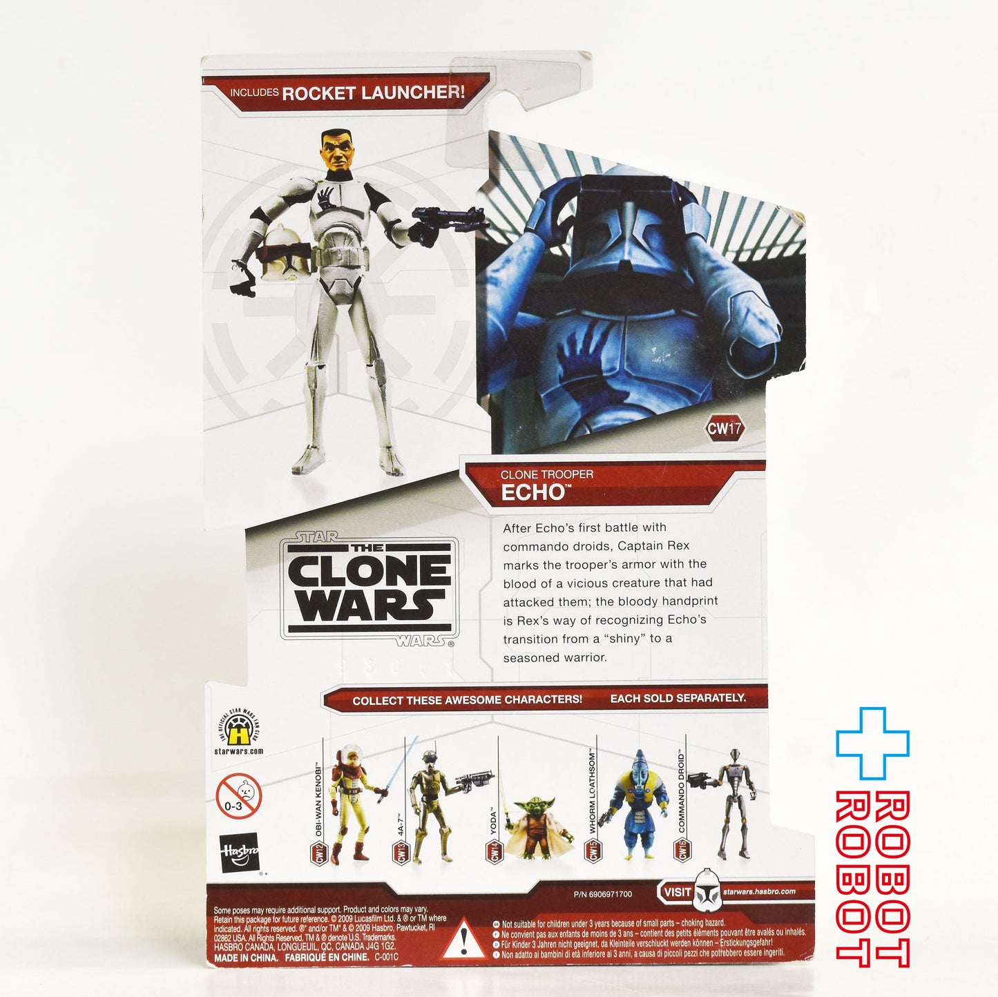 スター・ウォーズ CW2009 CW17 クローン・トルーパー・エコー クローン・ウォーズ 3.75インチ アクションフィギュア 未開封