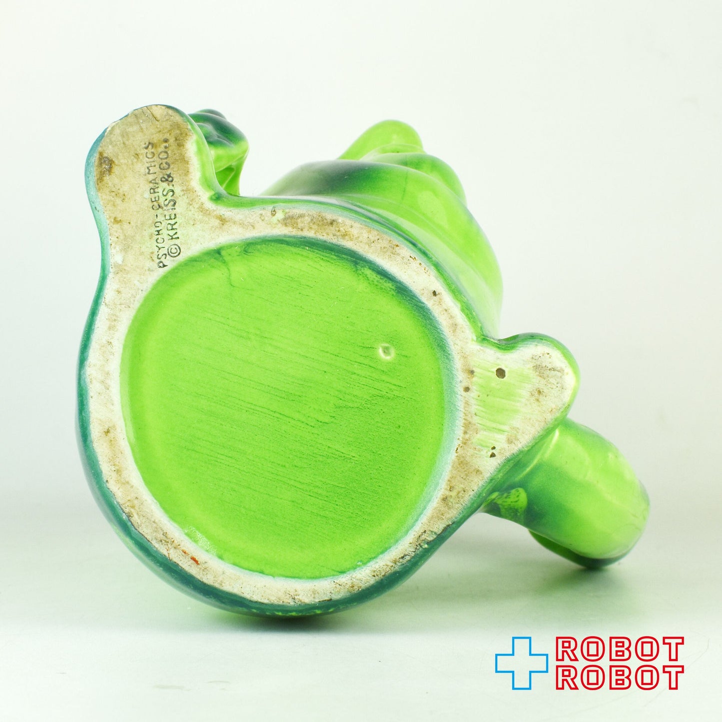 クレイス社 サイコセラミック 頭に銃を突きつけるおっさんのマグカップ 1960年代 ジャパン