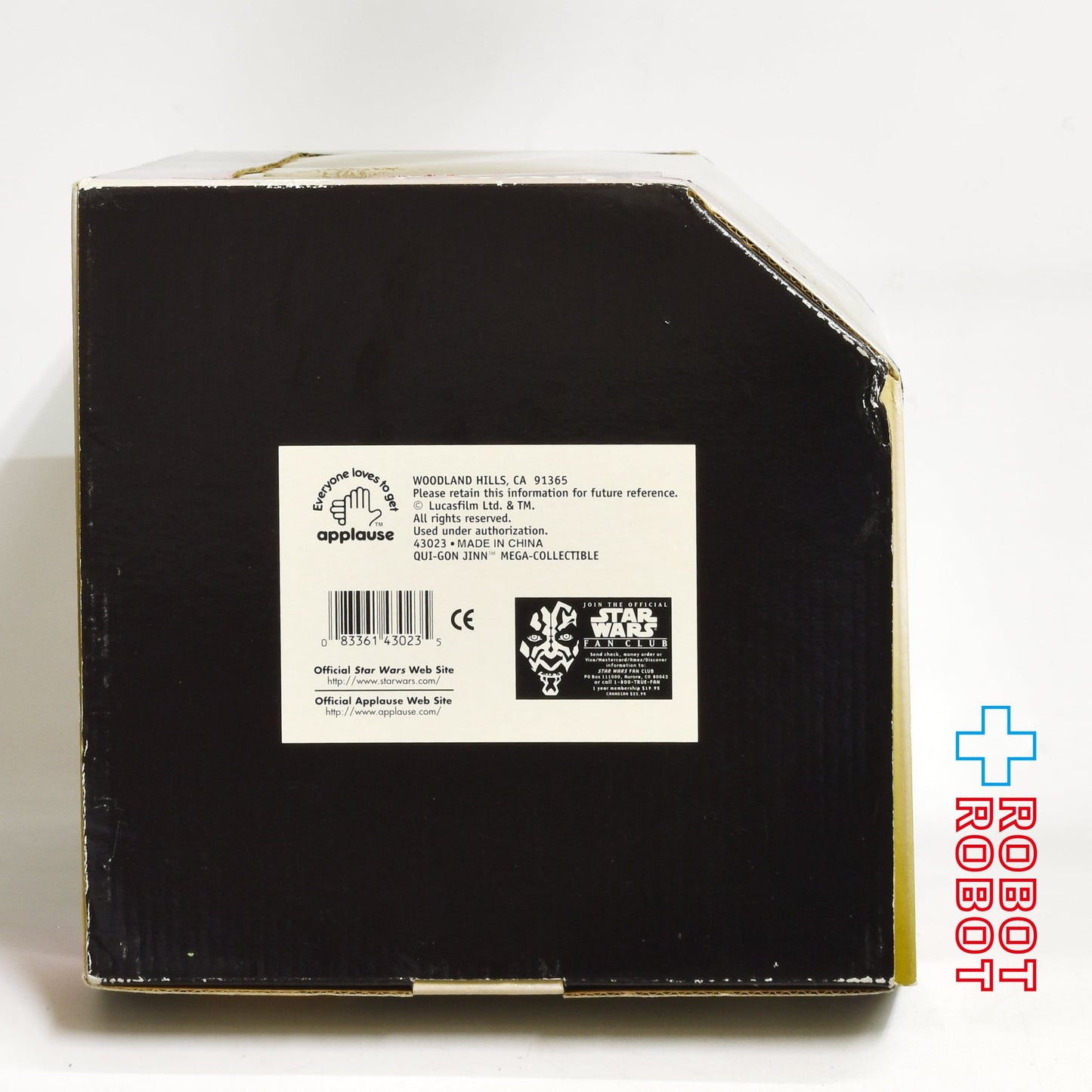 アプローズ スター・ウォーズ エピソード1 クワイ=ガン・ジン メガ・コレクタブル フィギュア 開封箱付き