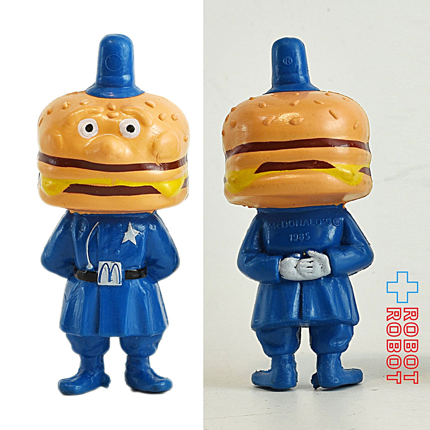 カナダのマクドナルド ビッグマックポリス NO COO ゴマ無 PVCフィギュア 1985