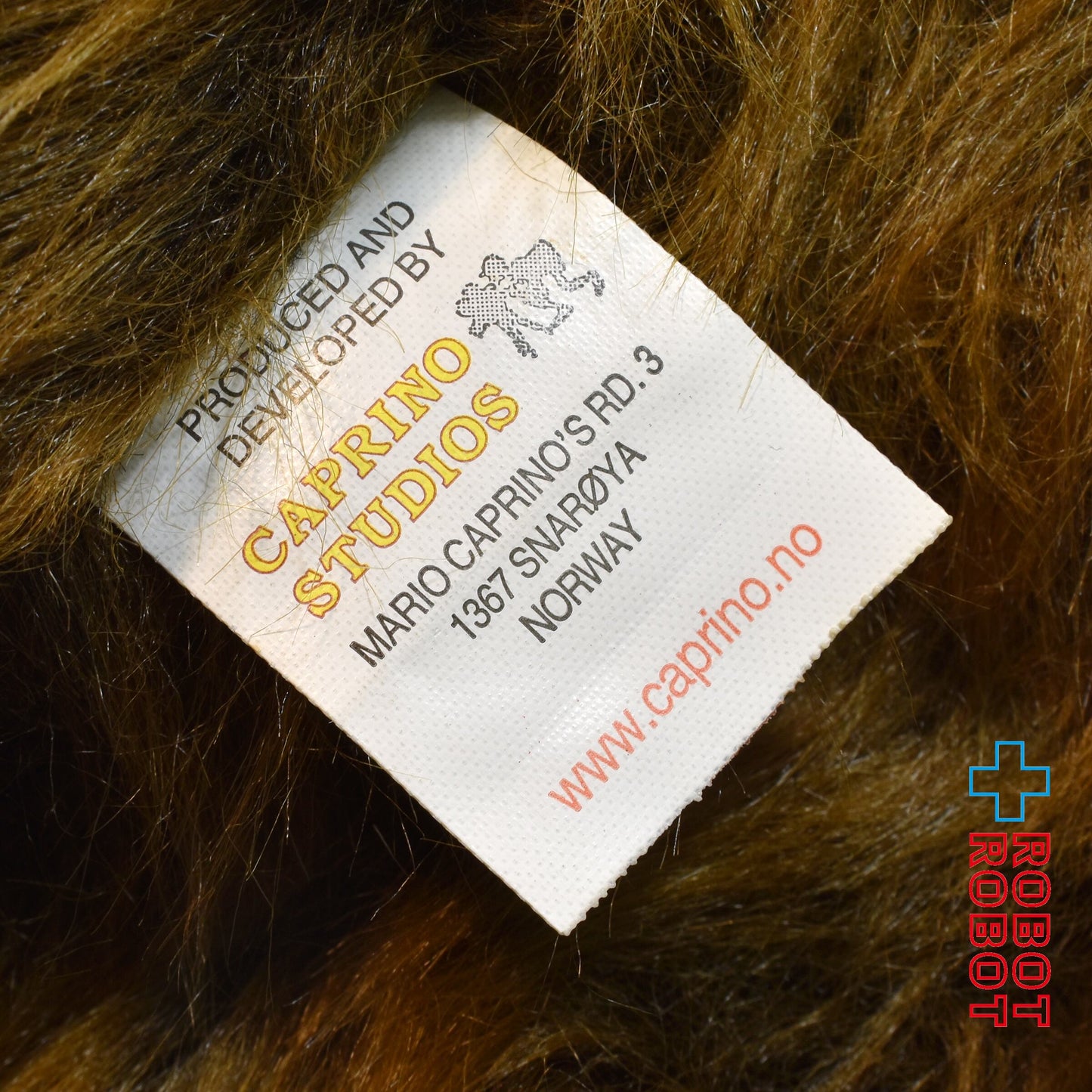 カプリノスタジオ ピンチクリフ・グランプリ ルドビグ ぬいぐるみ人形 紙タグ付き