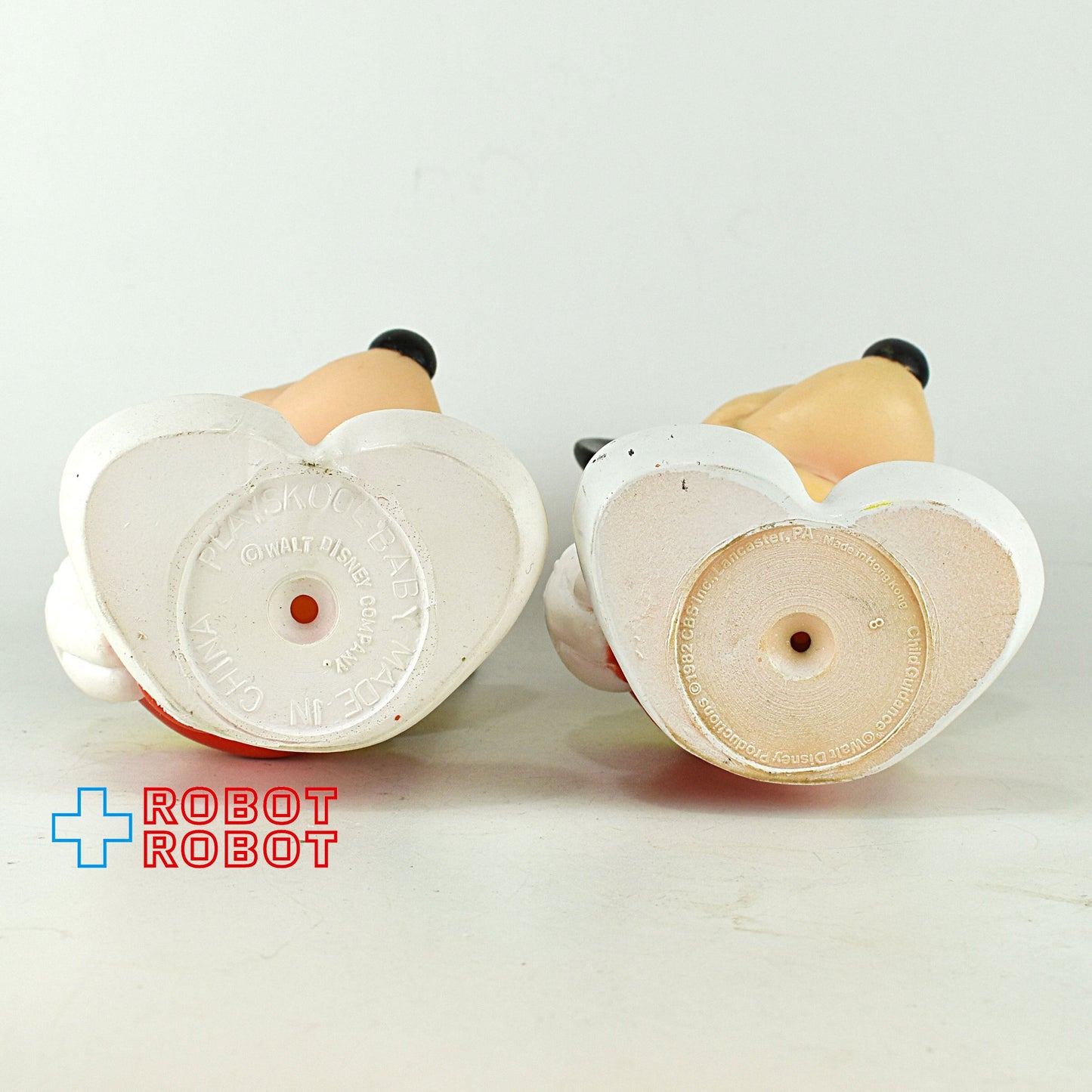 ディズニー ミッキーマウス 赤帽子 ラバーフィギュア 香港 1982 チャイルドガイダンス社