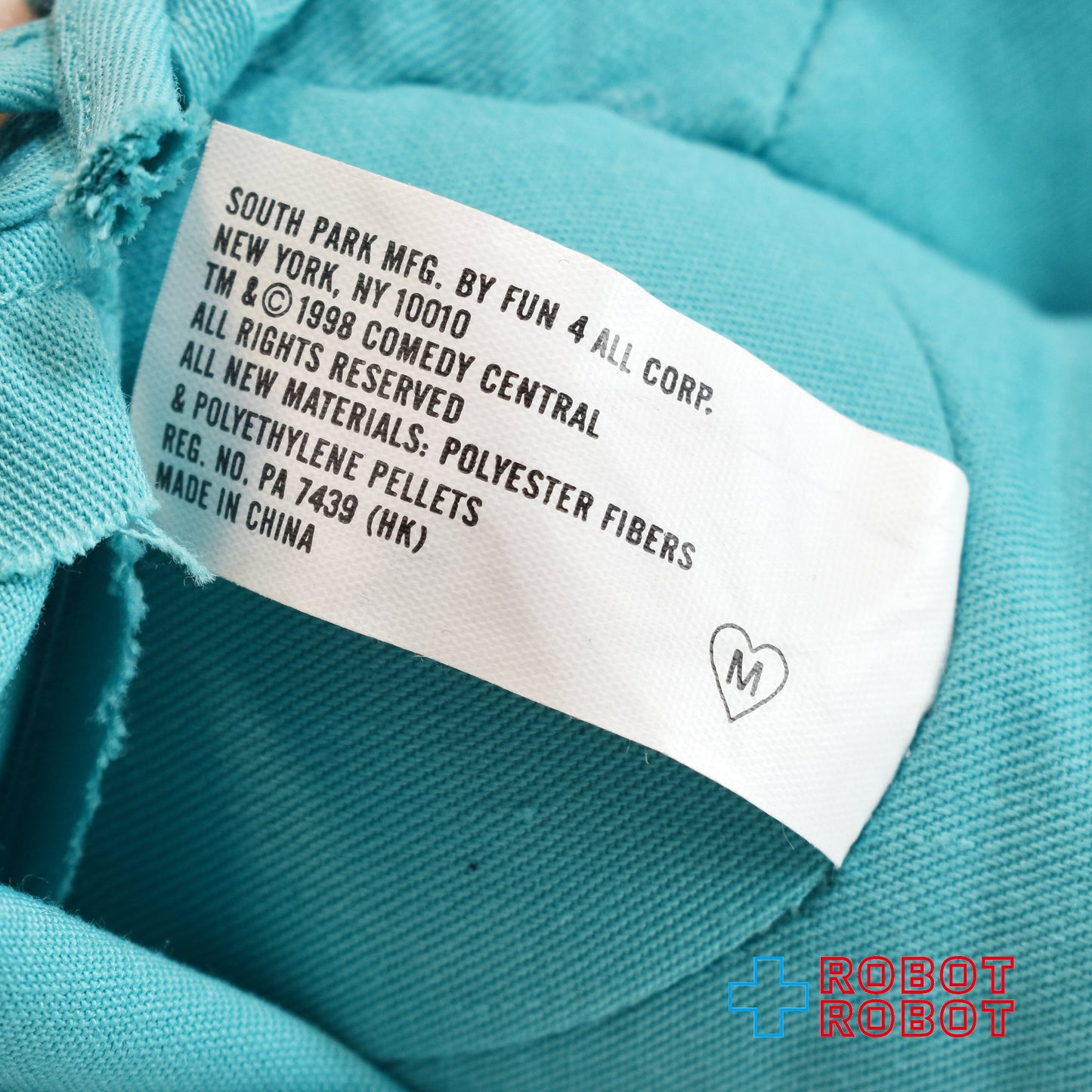 コメディーセントラル サウスパーク 限定版 ドクター・スタン ぬいぐるみ人形 紙タグ付き 1998 ※難有り