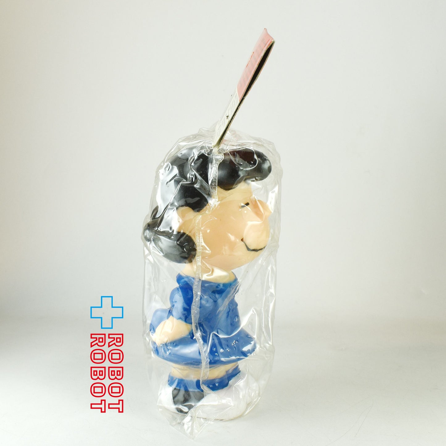 ピーナッツ スヌーピー ルーシー ビニール スクイーク ドッグトイ コナグラ社 1980s 袋入