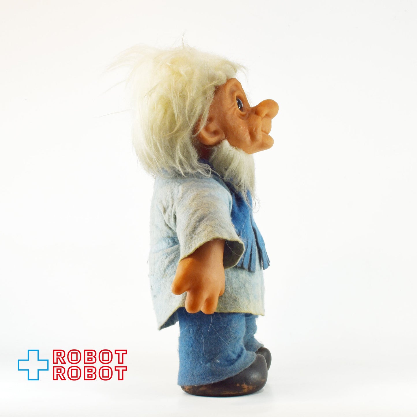 DAM トロール グランパ おじいちゃん ブルー ジャケット トロル人形 1977