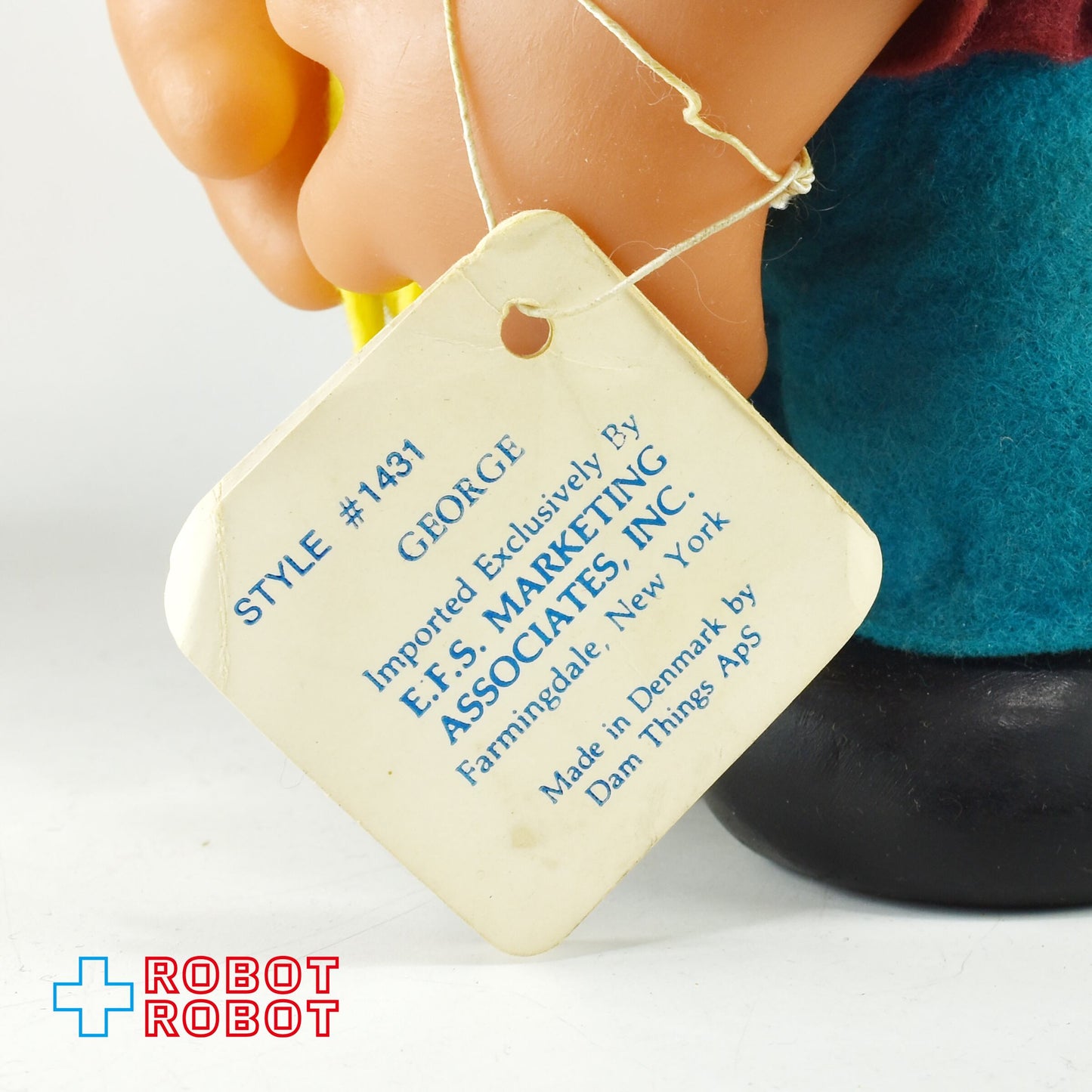 DAM トロール #1431 ジョージ 25センチ 1982 トロル人形 紙タグ付き