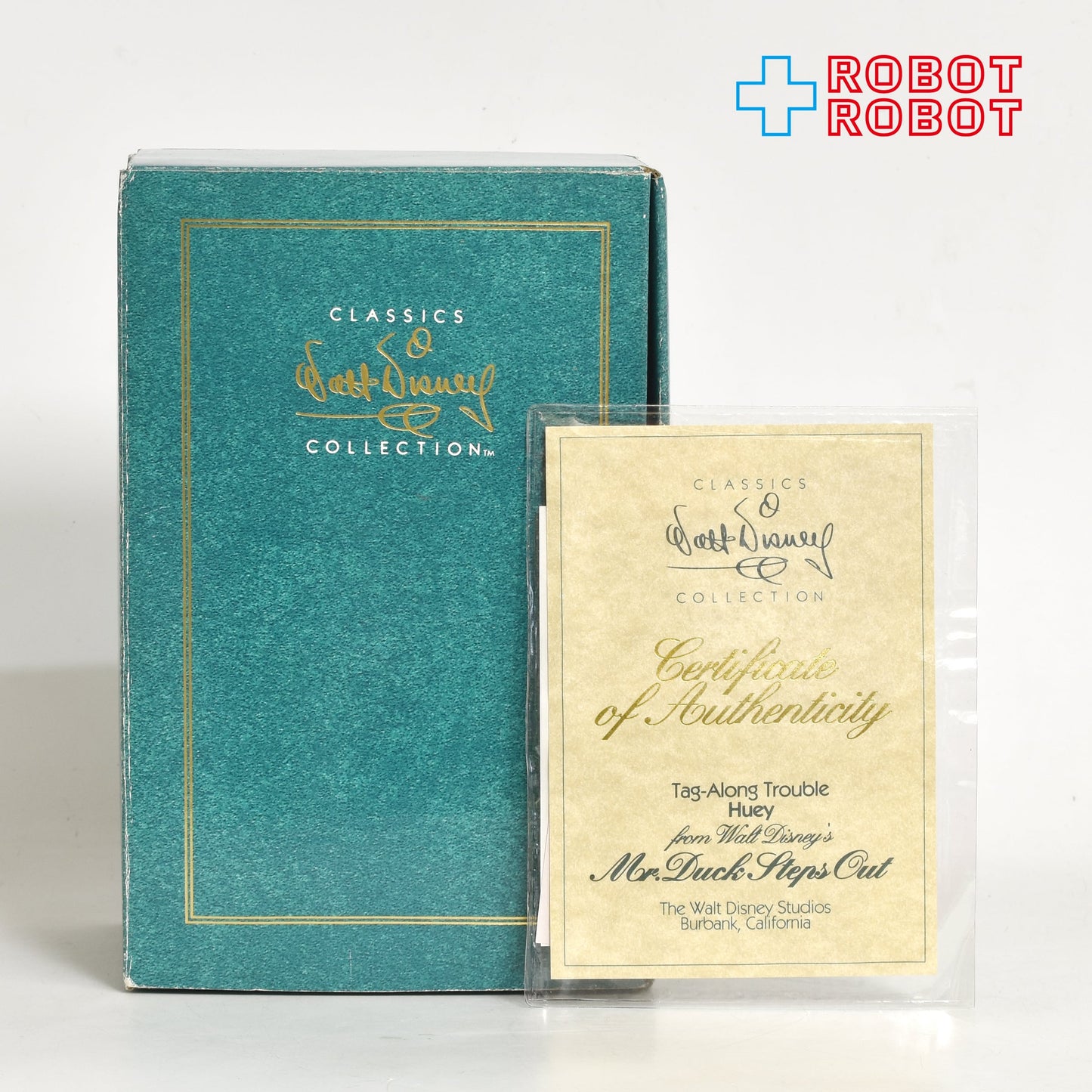 ディズニー WDCC ヒューイ Tag Along Trouble Mr. Duck Steps Out 箱付