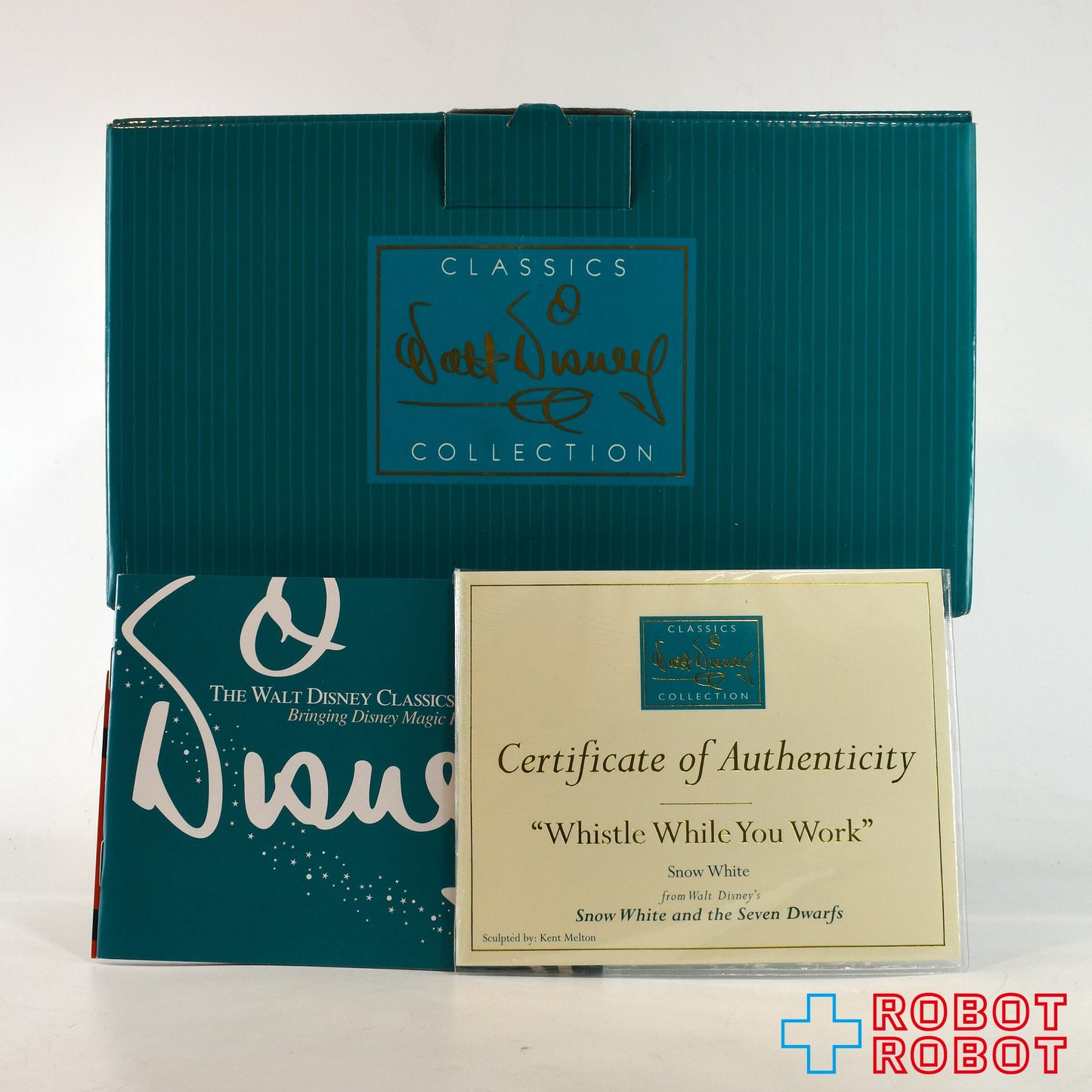 ディズニー WDCC 白雪姫 "口笛ふいて働こう" 陶器フィギュアリン 箱付