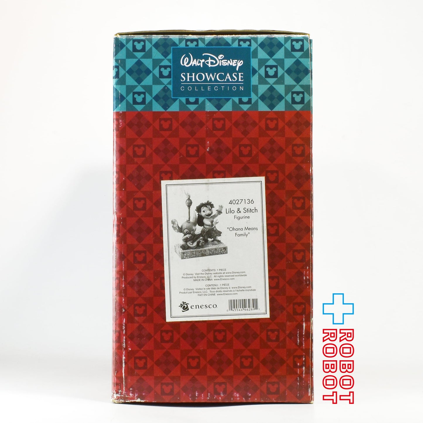 エネスコ ディズニー ショーケースコレクション ジムショア リロ & スティッチ オハナ フィギュアリン 開封箱付き