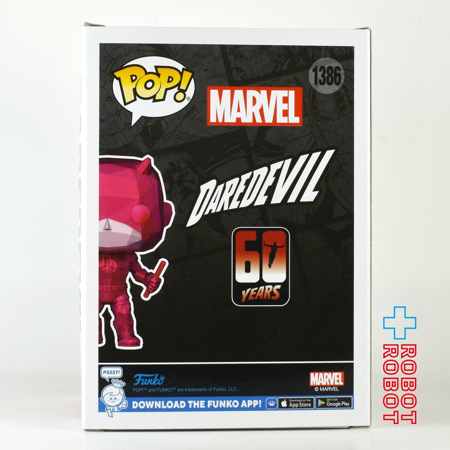 ファンコ POP! 1386 MARVEL デアデビル 60周年 ビニールフィギュア 箱入