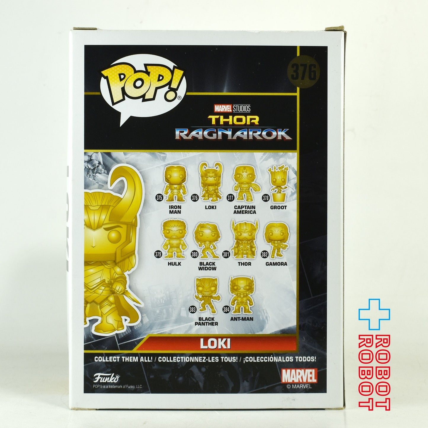 ファンコ POP! 376 MARVEL 10周年シリーズ ロキ ビニールフィギュア 箱入