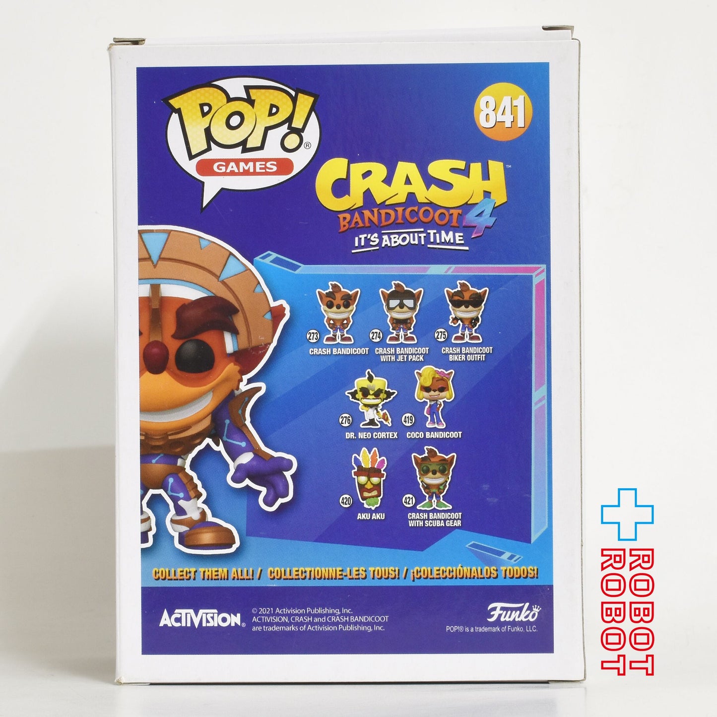 ファンコ POP! ゲーム 841 クラッシュ・バンディクー 4 クラッシュ・バンディクー マスクアーマー ビニールフィギュア 箱入未開封