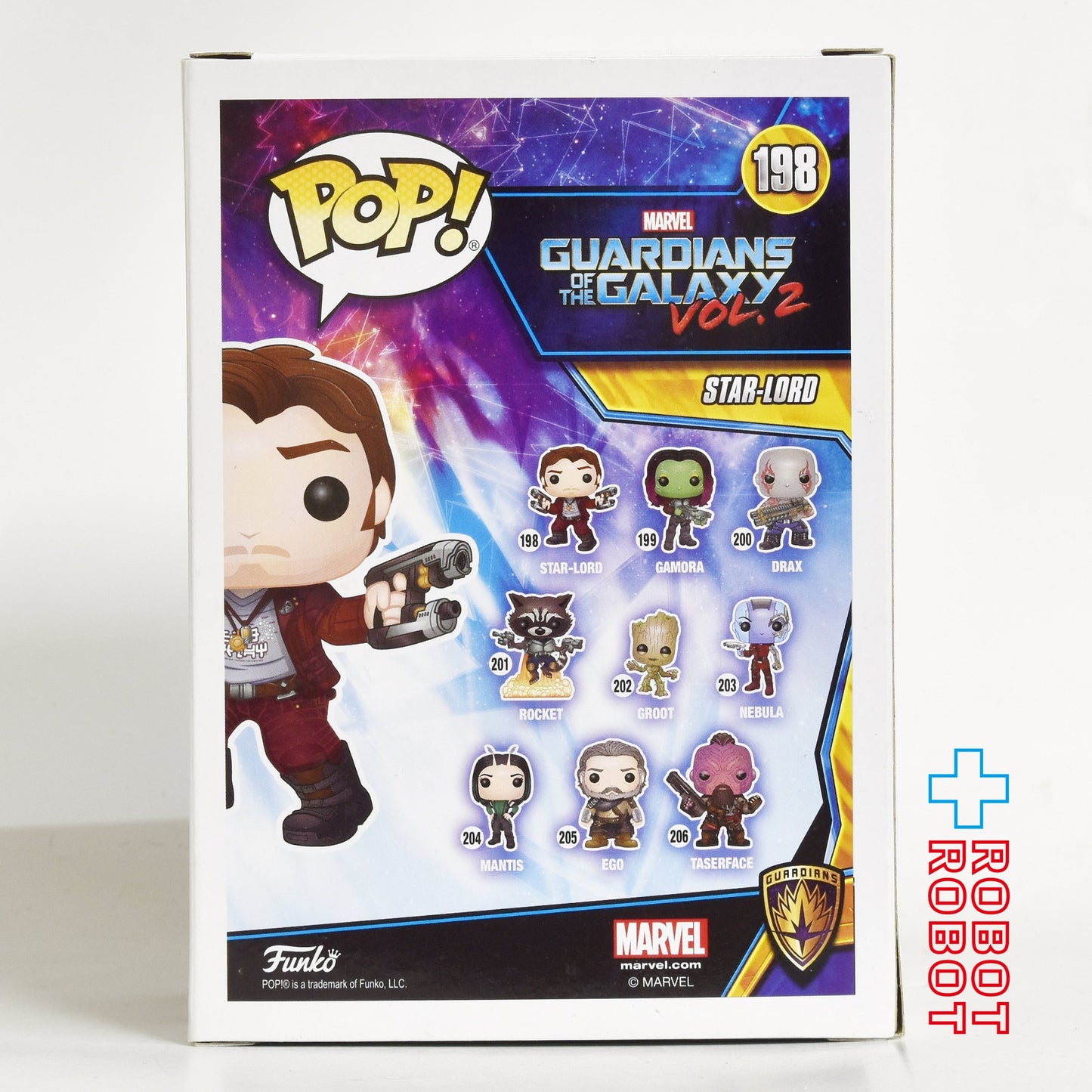ファンコ POP! MCU 198 ガーディアンズ・オブ・ギャラクシー 2 スターロード ビニールフィギュア