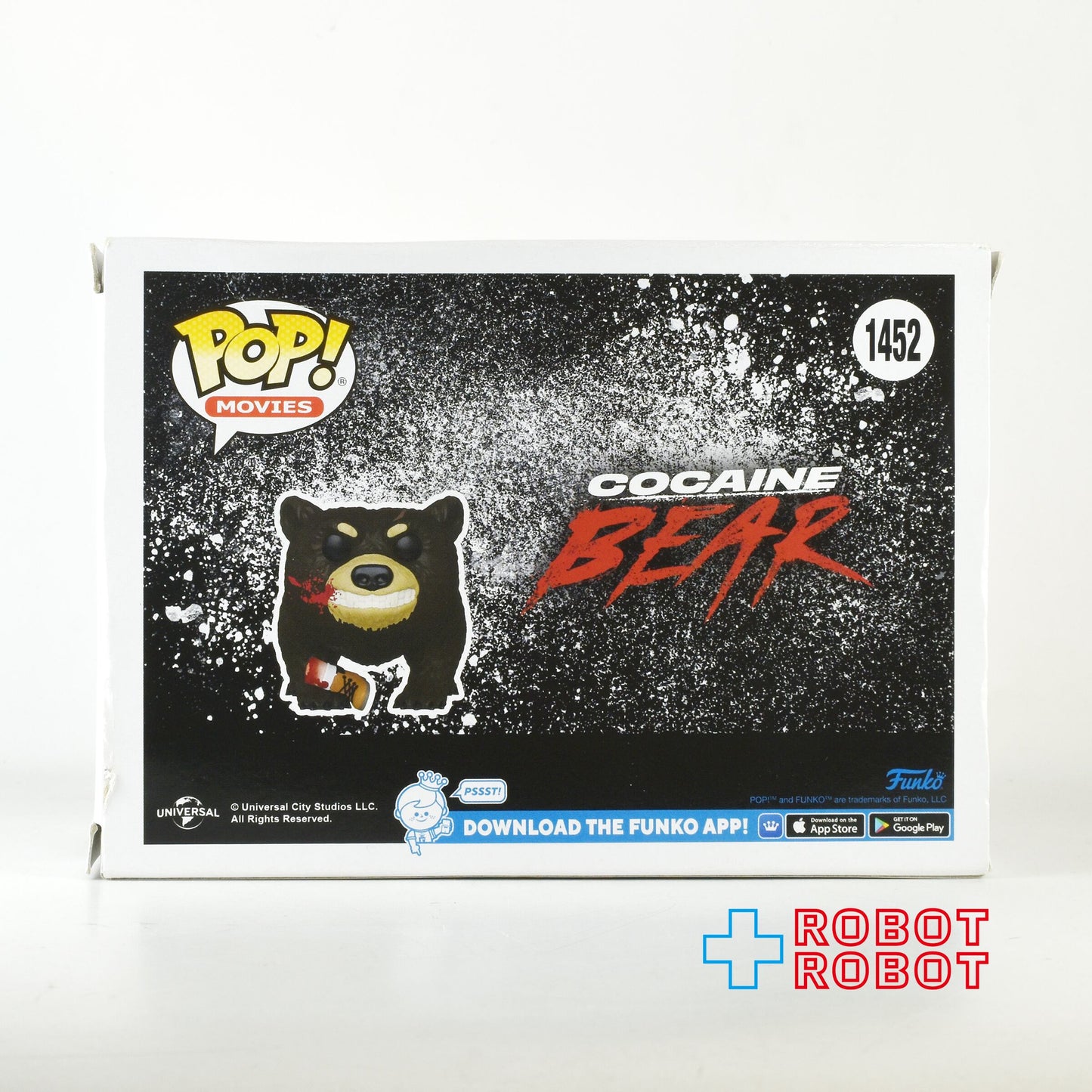 ファンコ POP! Movies 1452 コカイン・ベア ベア w/ レッグ ビニールフィギュア 箱入