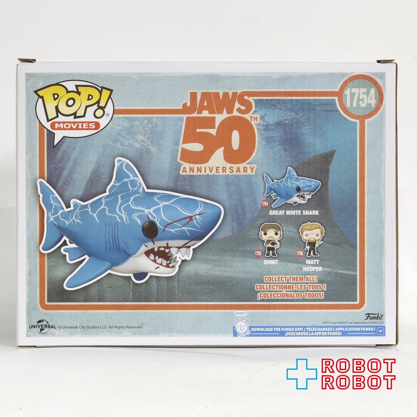 ファンコ POP! Movies 1754 ジョーズ 50周年記念 ジョーズ ビニールフィギュア 未開封