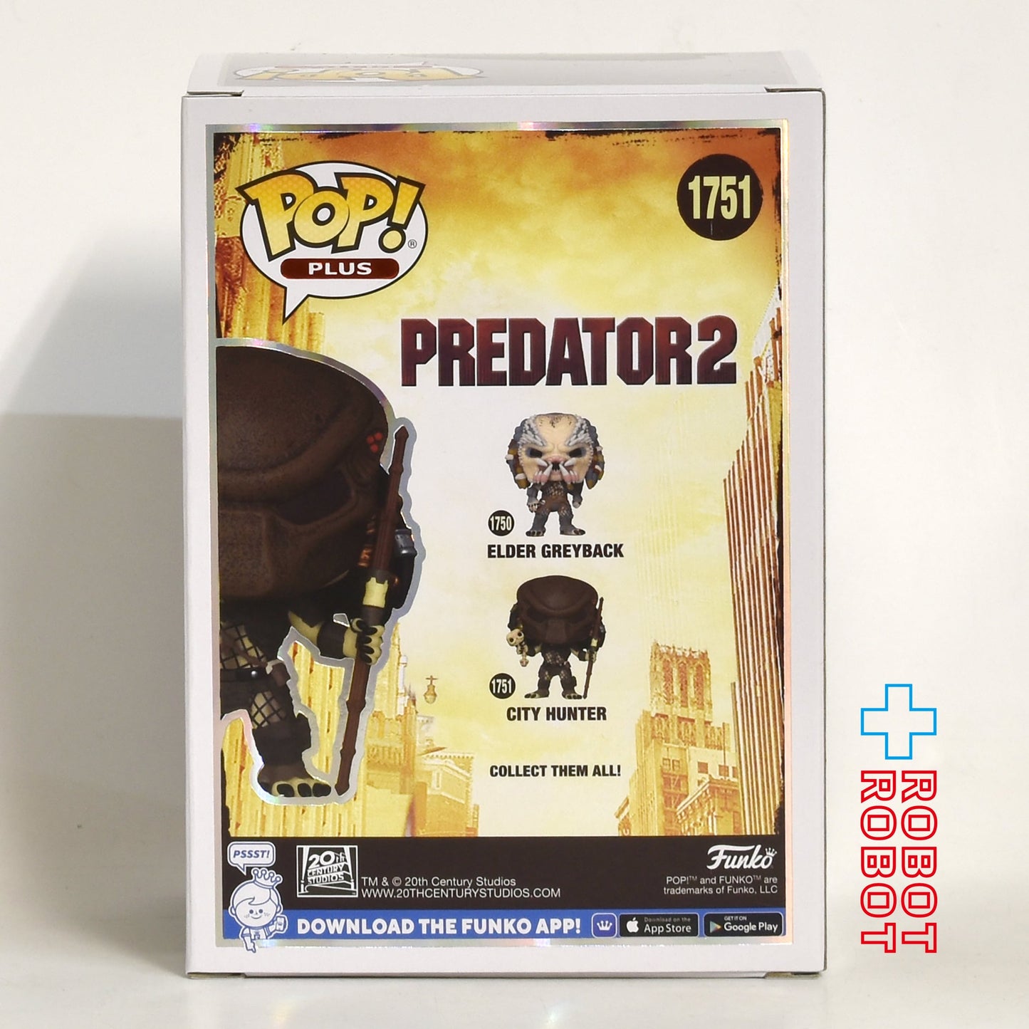 ファンコ POP! プラス 1751 プレデター2 シティ・ハンター ビニールフィギュア