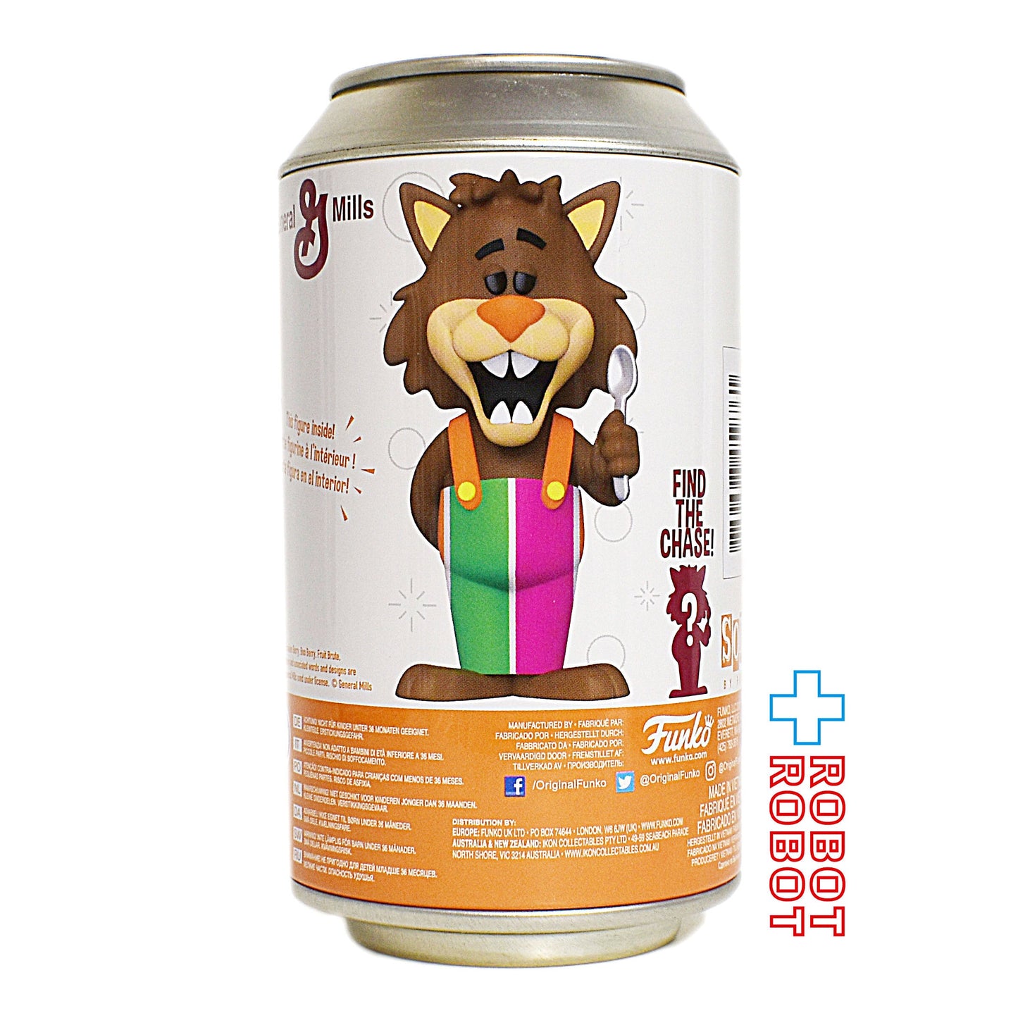 ファンコ SODA ソーダ缶 ジェネラルミルズ フルーツブルート ビニールフィギュア 缶入り