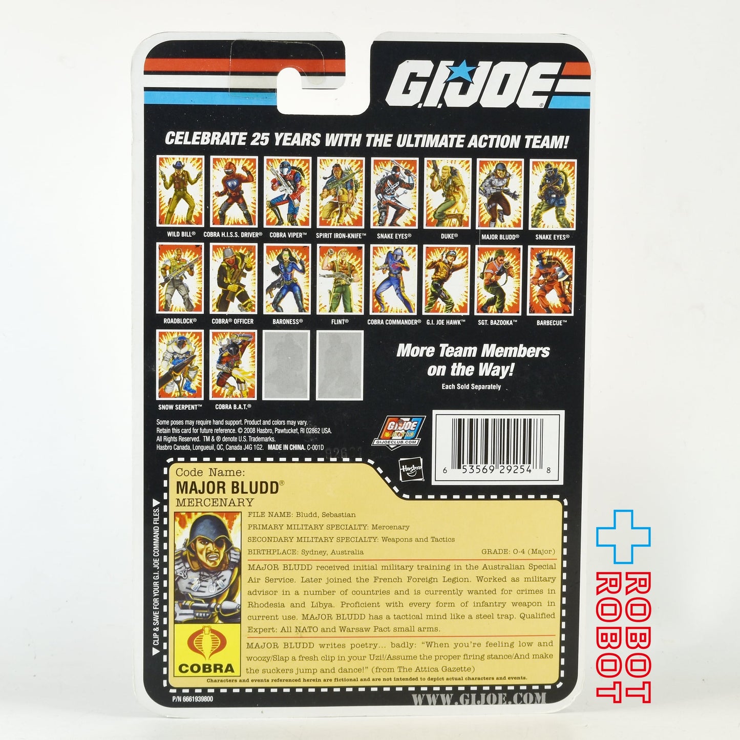 G.I.ジョー 25th メジャーブラッド 敵傭兵3.75インチ アクションフィギュア 未開封