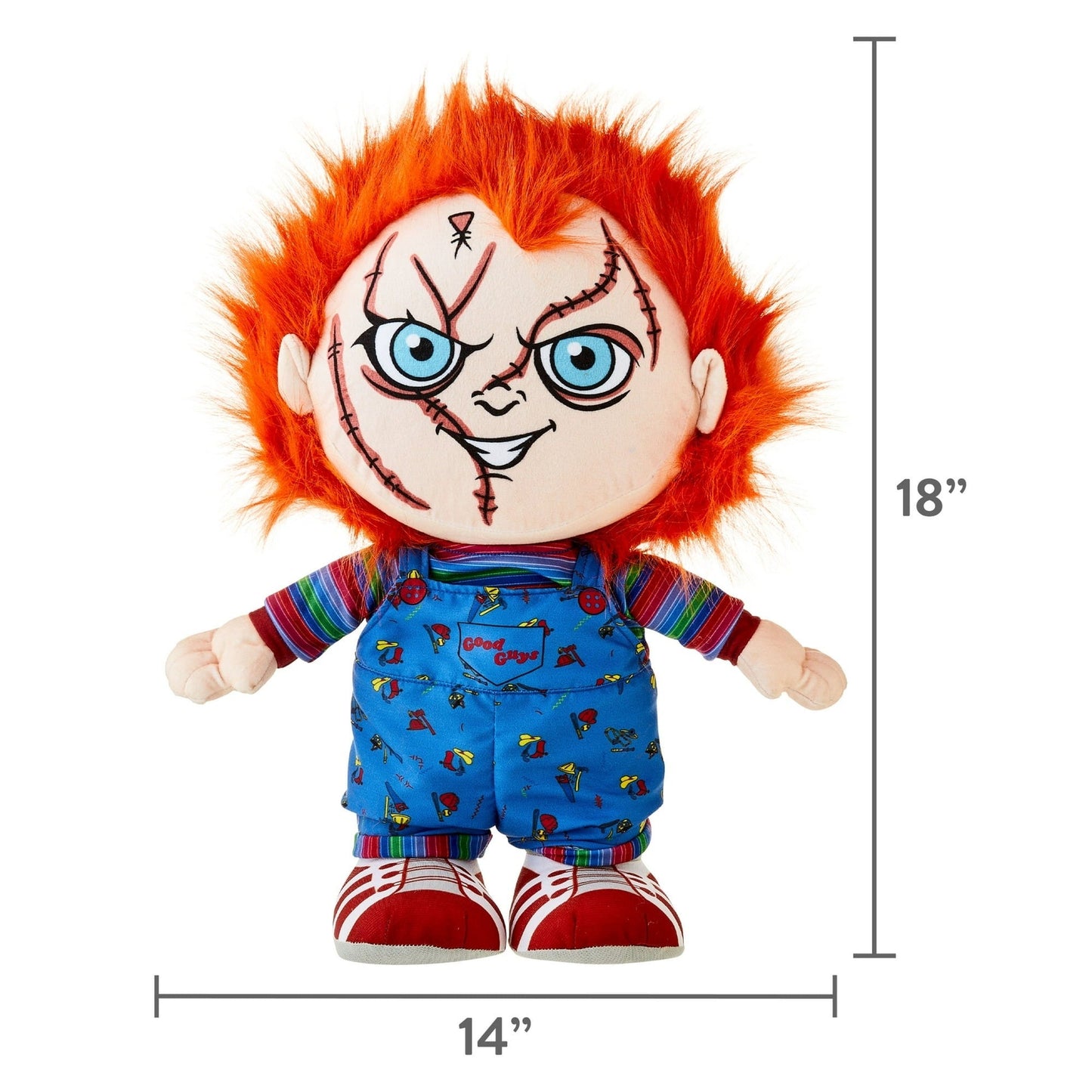 チャイルドプレイ チャッキー ハロウィン グリーター 16インチ ぬいぐるみ人形 紙タグ付