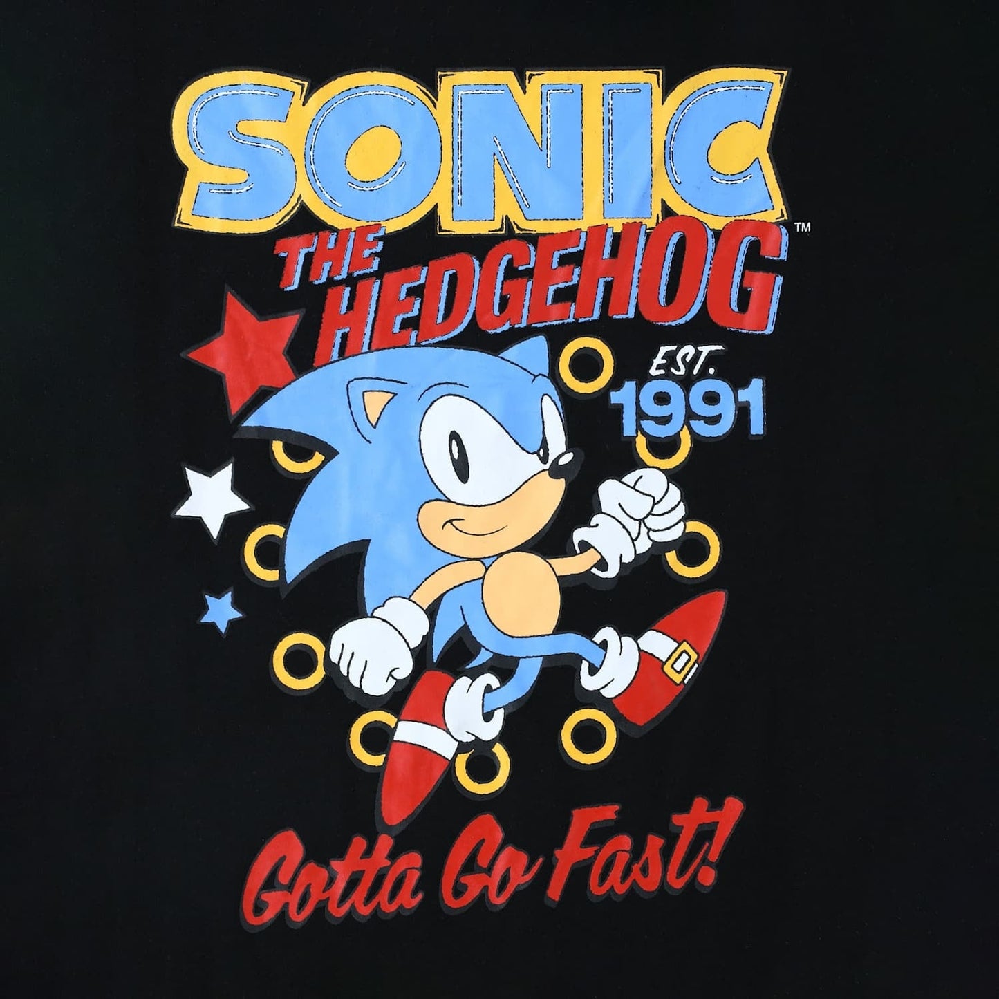 ソニック・ザ・ヘッジホッグ Gotta Go Fast! グラフィック Tシャツ