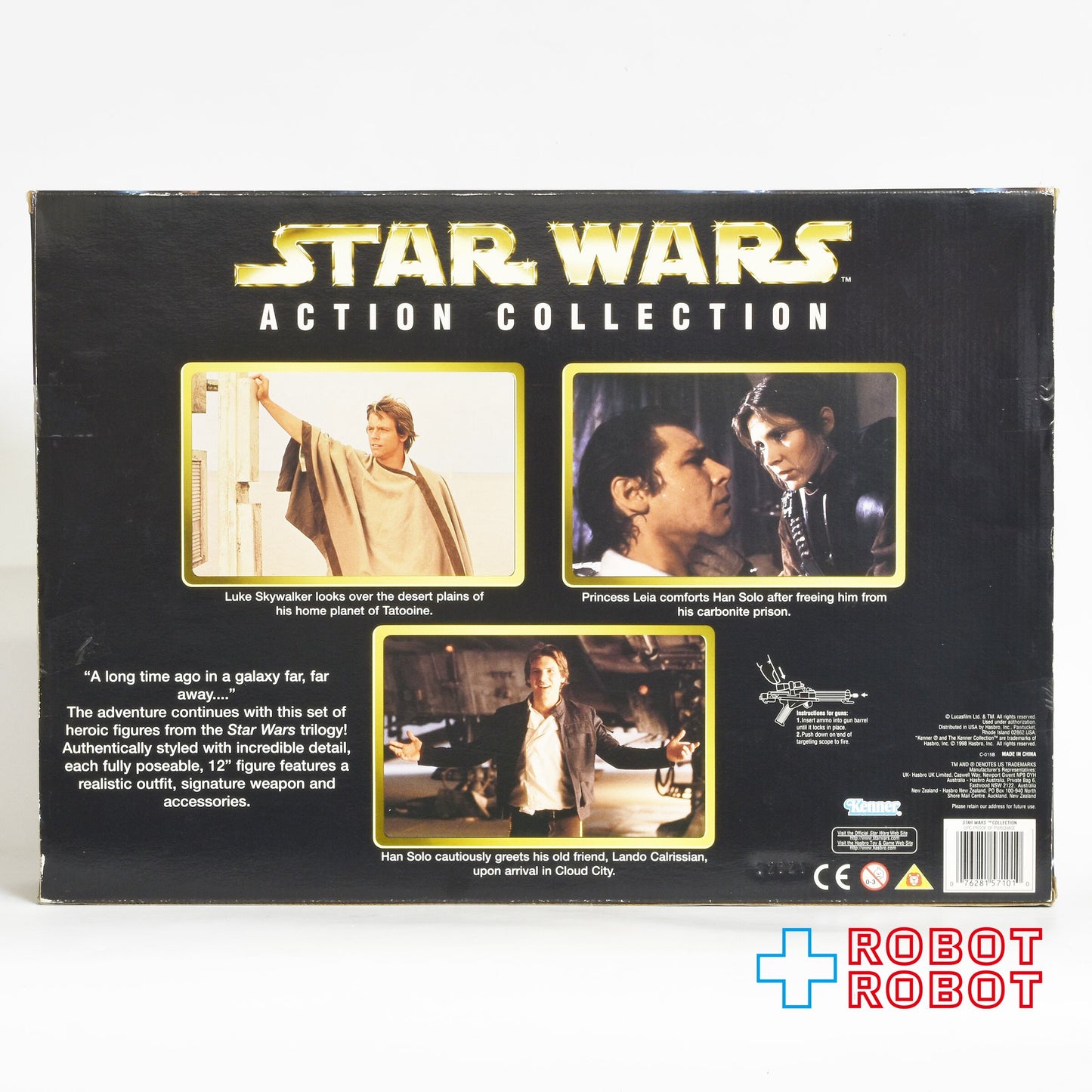 ハズブロ スター・ウォーズ アクションコレクション ルーク・スカイウォーカー(タトゥイーン・ギア)&プリンセス・レイア(ブーシ ディズガイズ)&ハン・ソロ(ベスピン・ギア) 12インチフィギュア 未開封