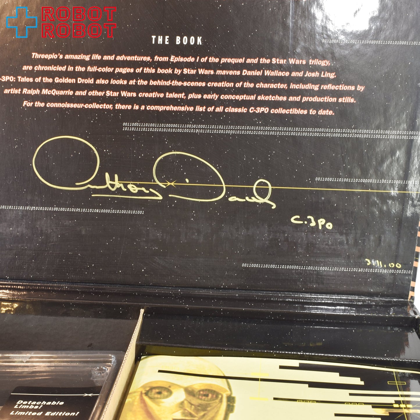 スター・ウォーズ サイン入り マスターピース・エディション C-3PO 12インチ アクション フィギュア 未開封