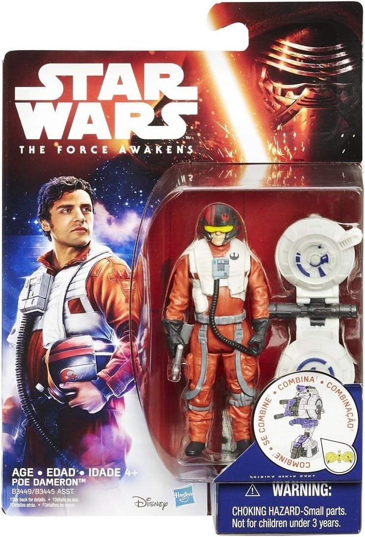 スター・ウォーズ フォースの覚醒 ポー・ダメロン 3.75インチ アクションフィギュア 未開封 - ROBOTROBOT