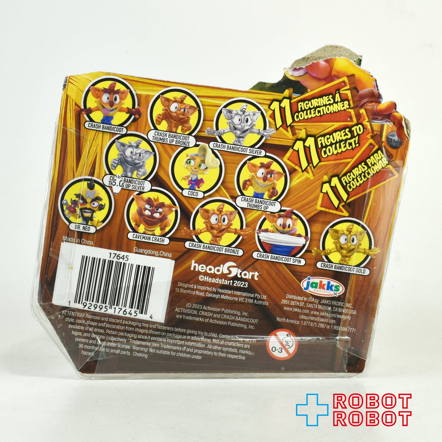 クラッシュ・バンディクー ネオ・コルテックス 2.5インチ フィギュア 2023 ジャックス・パシフィック社 未開封 ※難有り