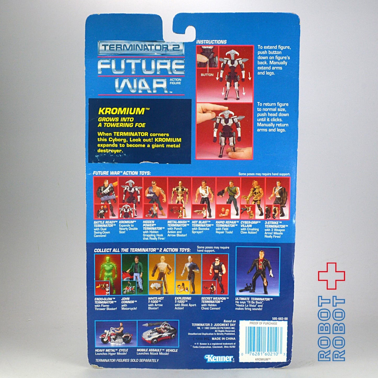 ケナー ターミネーター2 フューチャーウォー クロミウム アクションフィギュア