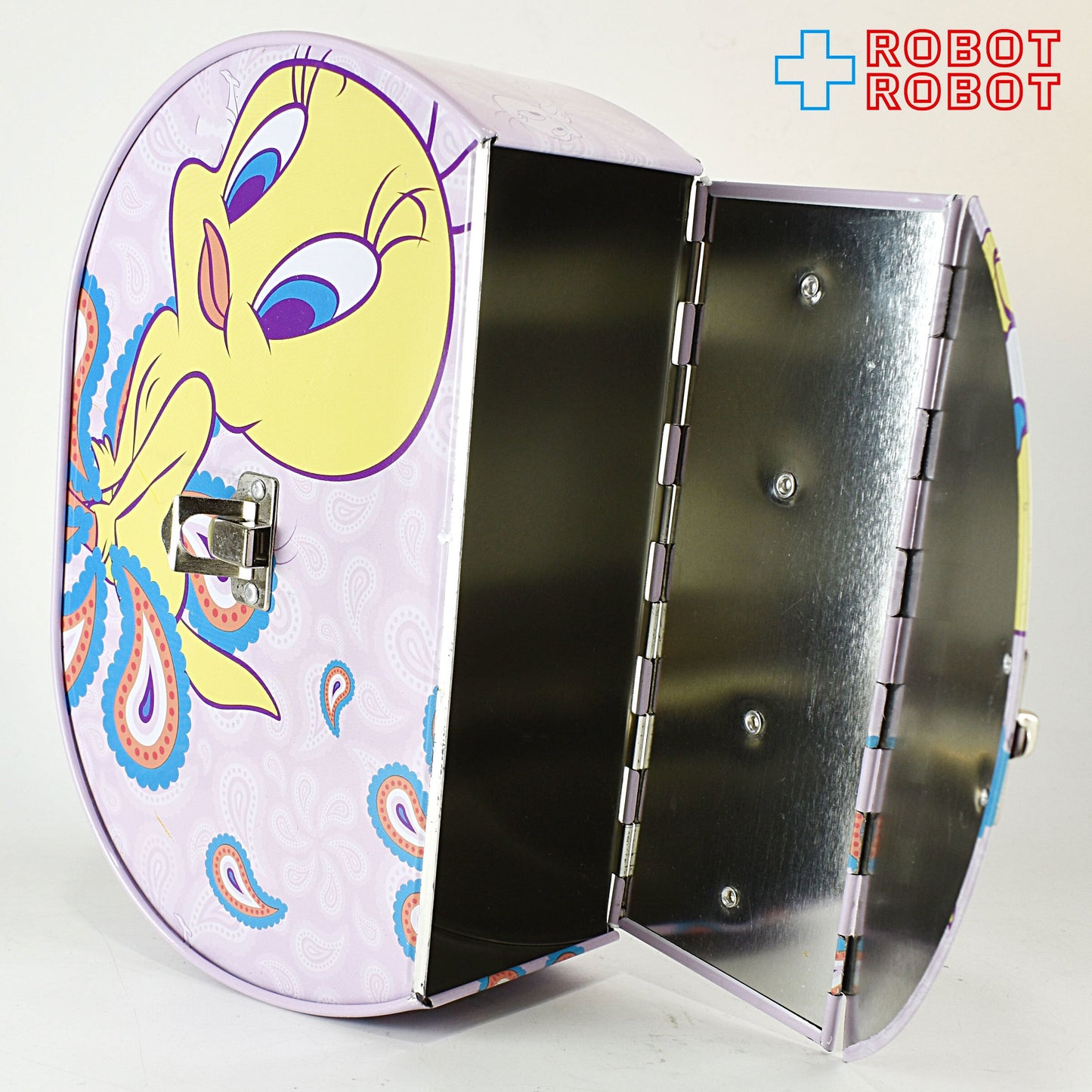 ルーニー・テューンズ トゥイーティー アイラブアテンション ブリキ缶バック