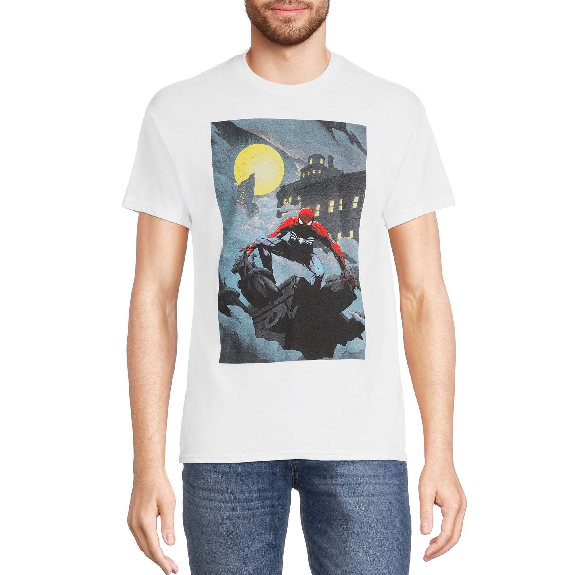 マーベル スパイダーマン グラフィック Tシャツ ウェブ ウォーク 