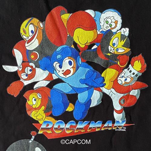 ロックマン Tシャツ(ブラック)