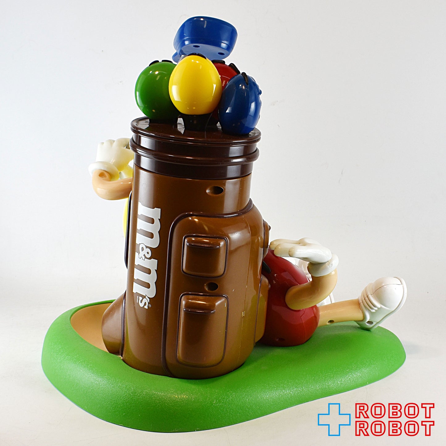 M&M's レッド&イエロー ゴルフ マリガン・ヴィル ディスペンサー