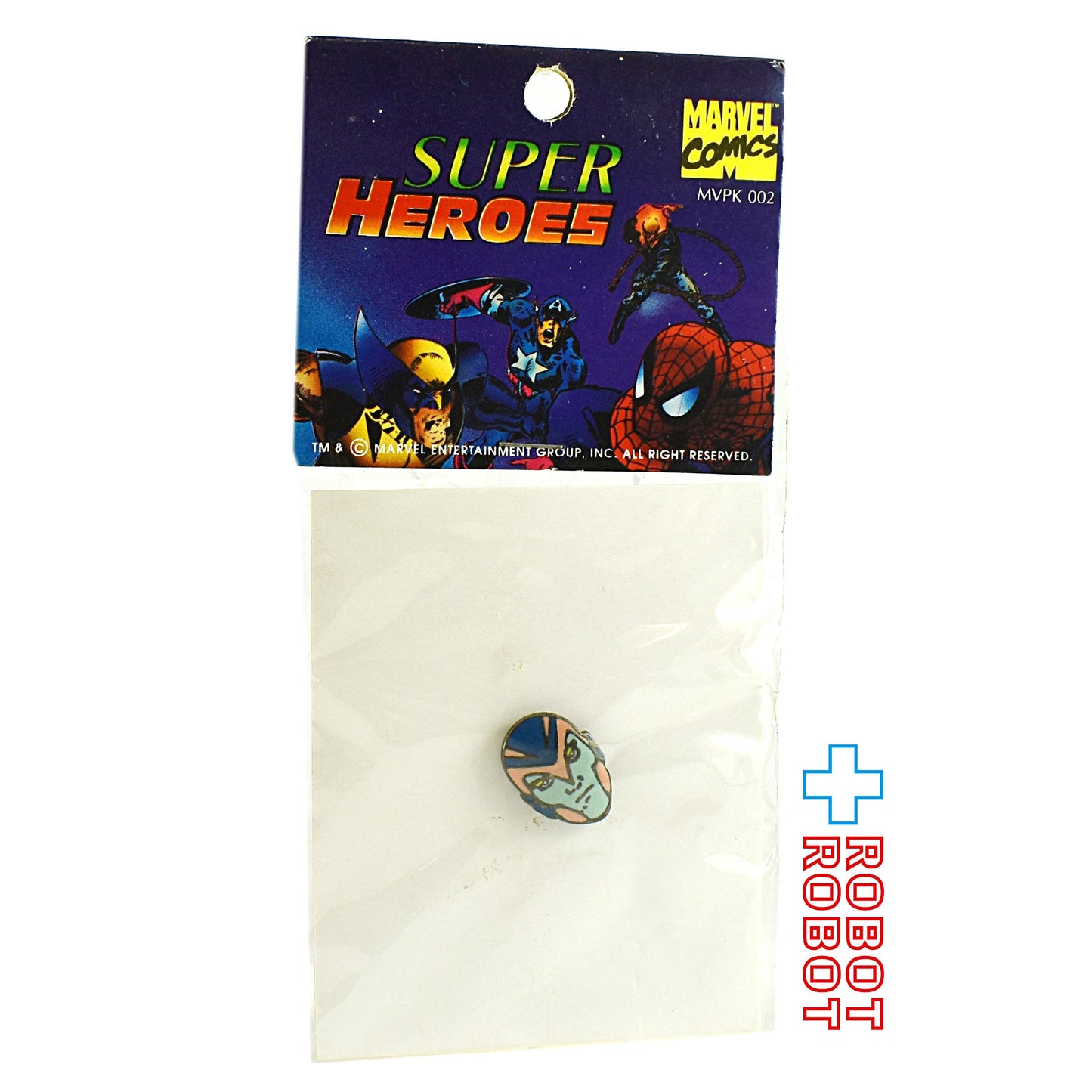 マーベルスーパーヒーローズ X-MEN アークエンジェル(フェイス)ピンズ ピンバッジ 未開封