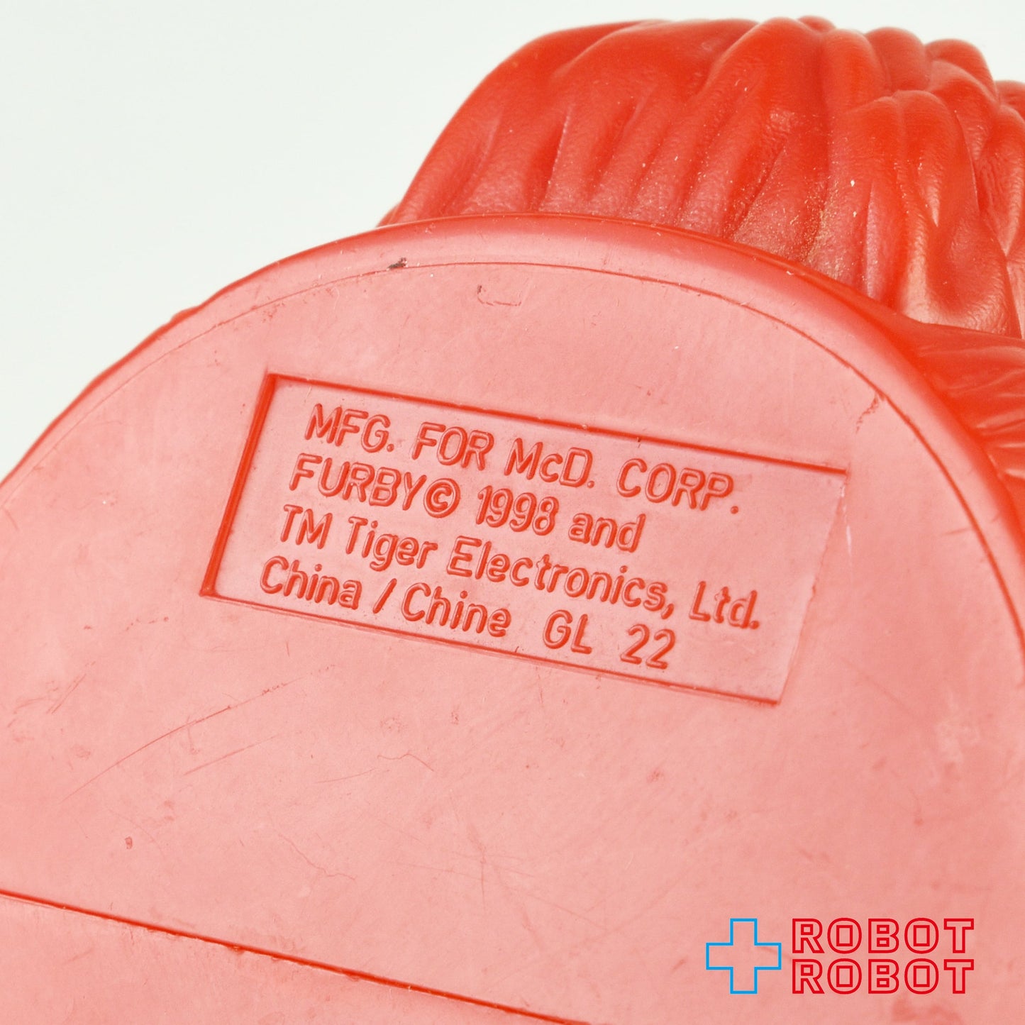マクドナルド 1998 ファービー 顔面ムーブ レッド × ホワイト ハッピーミールトイ