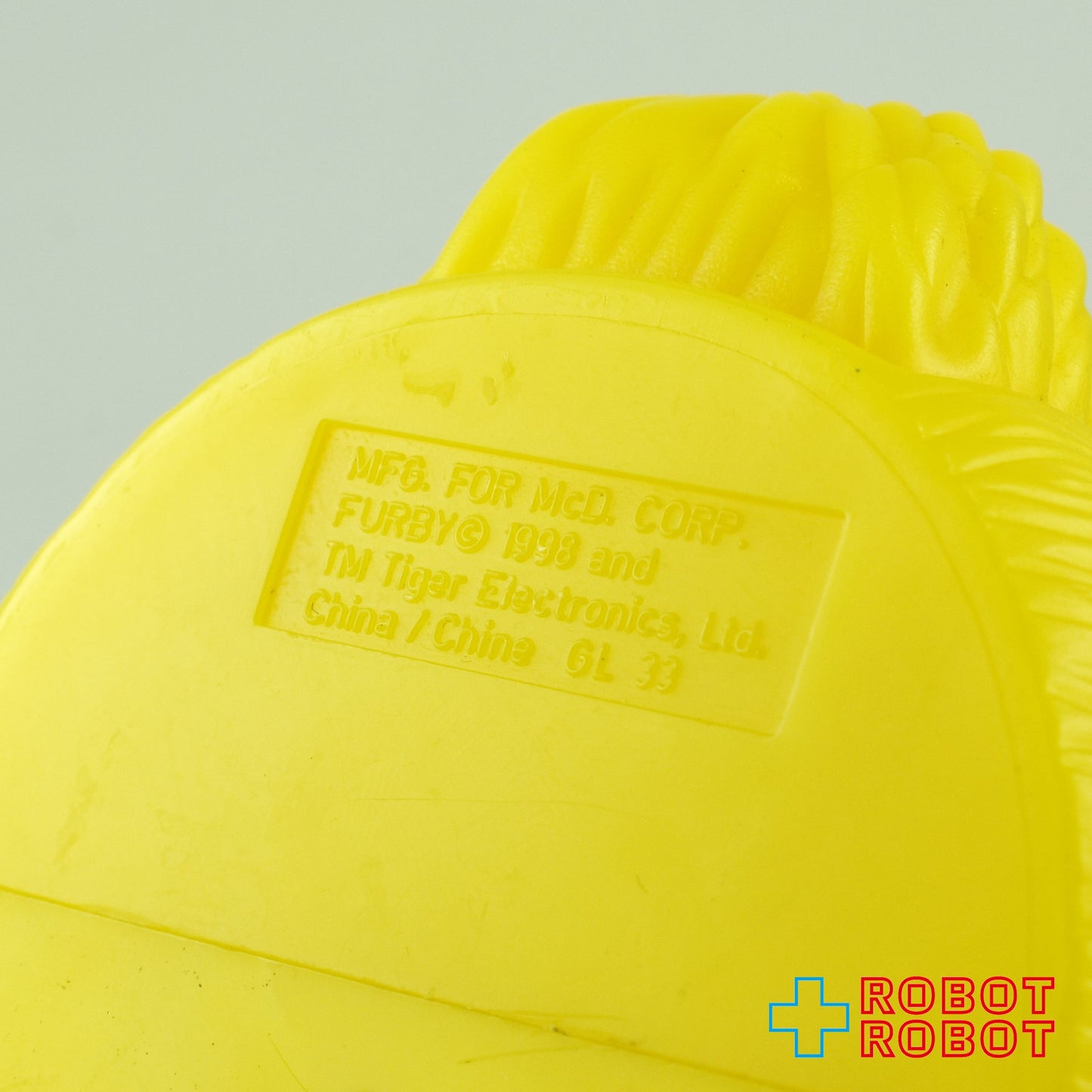 マクドナルド 1998 ファービー 顔面ムーブ イエロー × ブラック ハッピーミールトイ