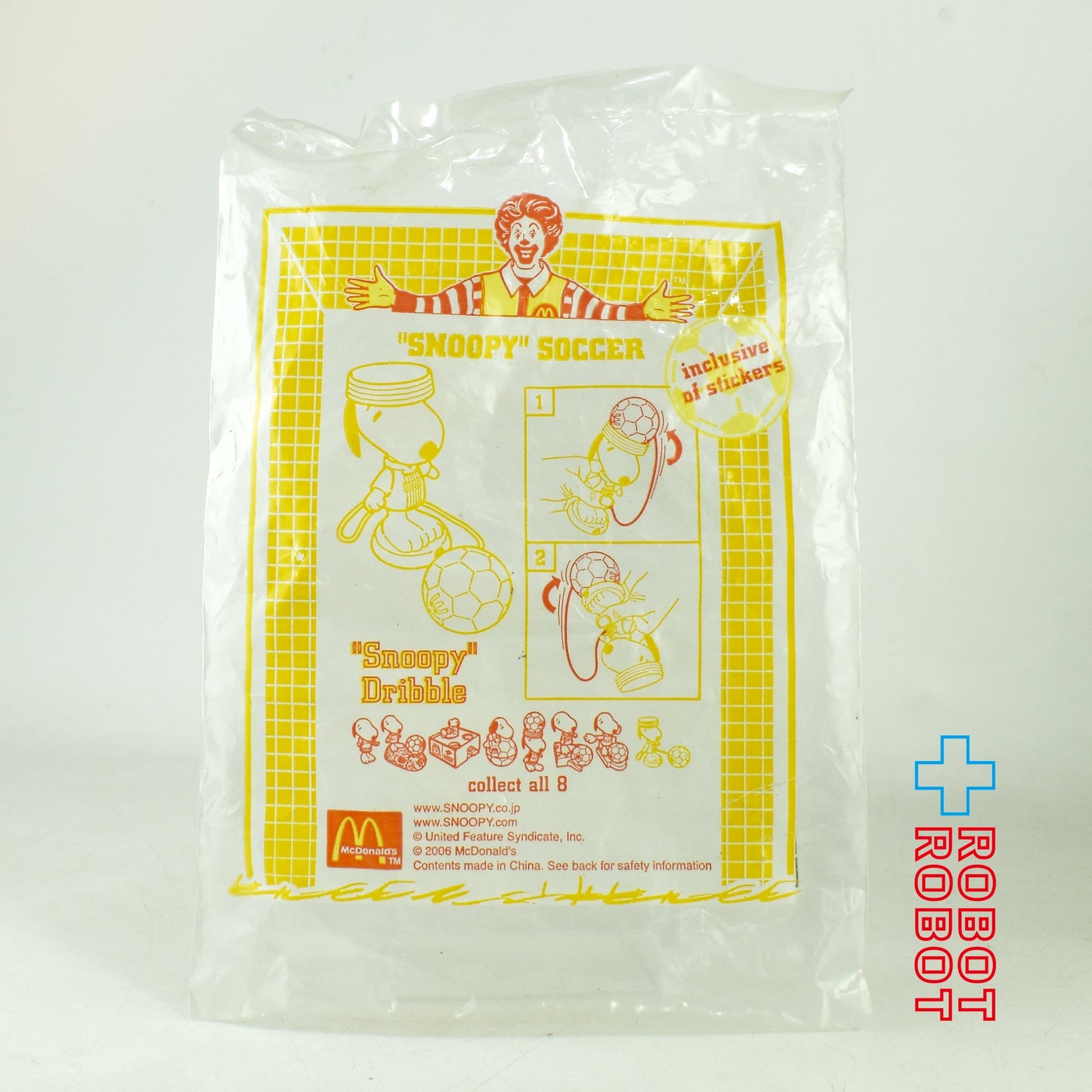マクドナルド ピーナッツ スヌーピー サッカー キャプテン ミールトイ 2006