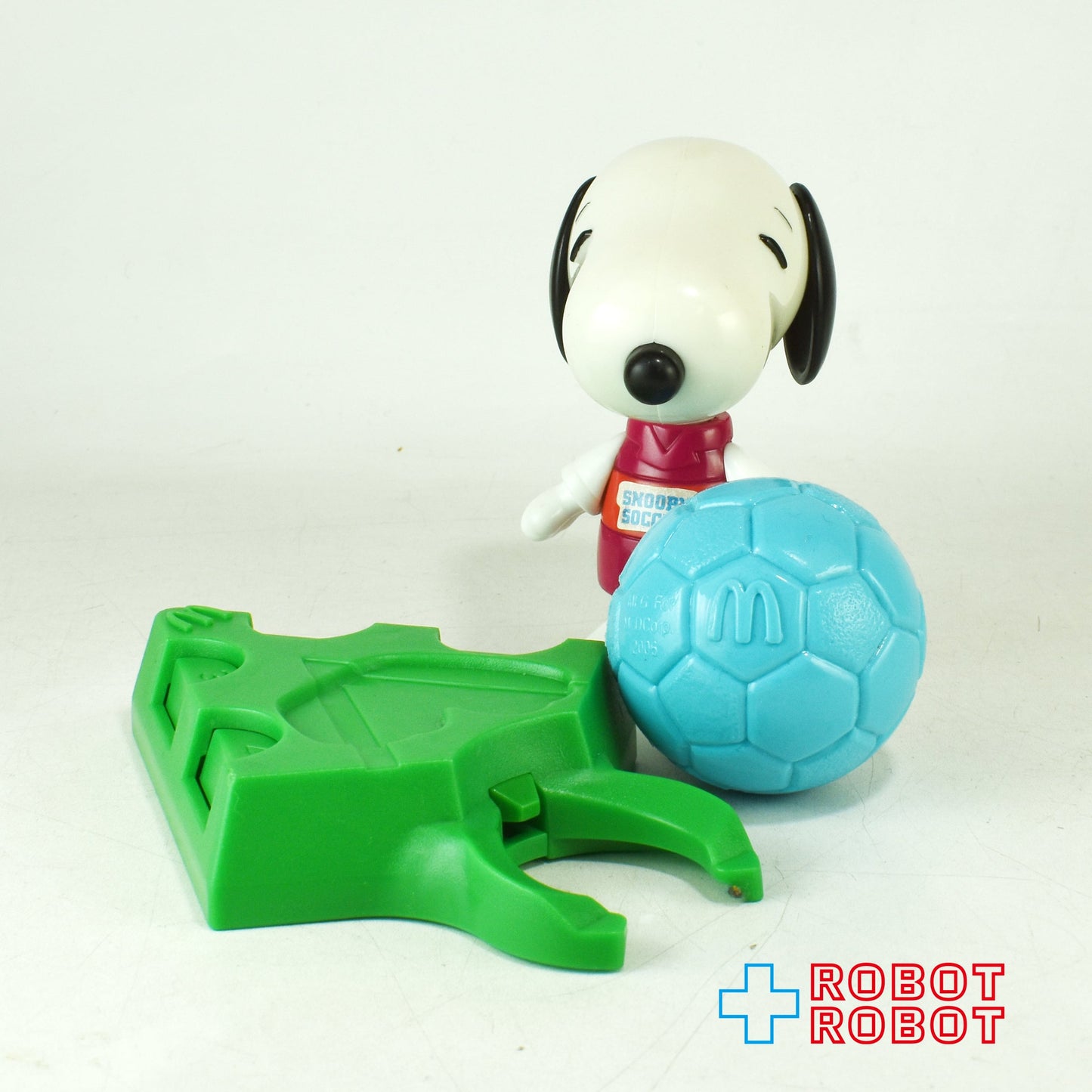 マクドナルド ピーナッツ スヌーピー サッカー スーパーキッカー ミールトイ 2006 開封 袋付き