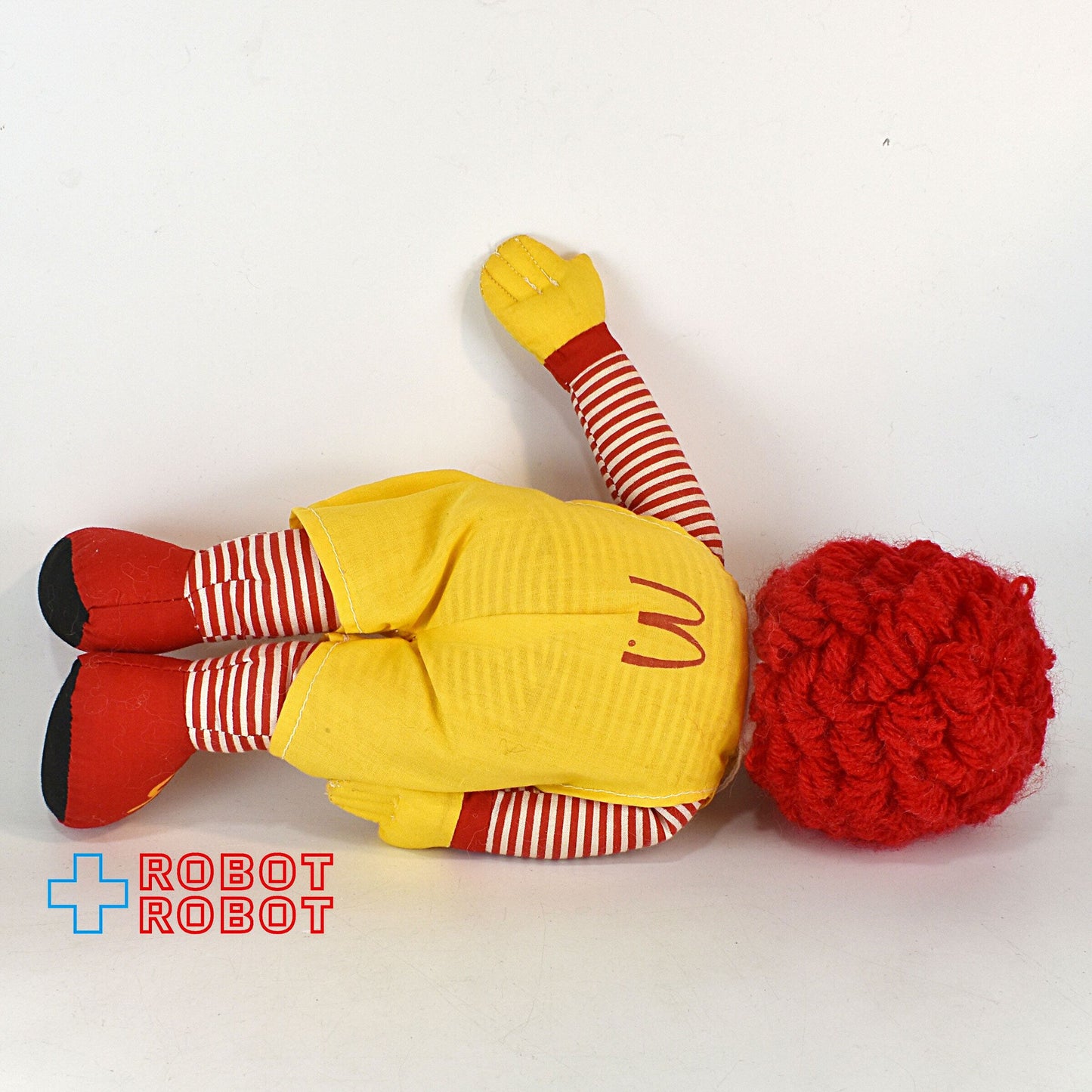 マクドナルド ロナルド 毛糸ヘア 角マユ 28センチ ぬいぐるみ人形