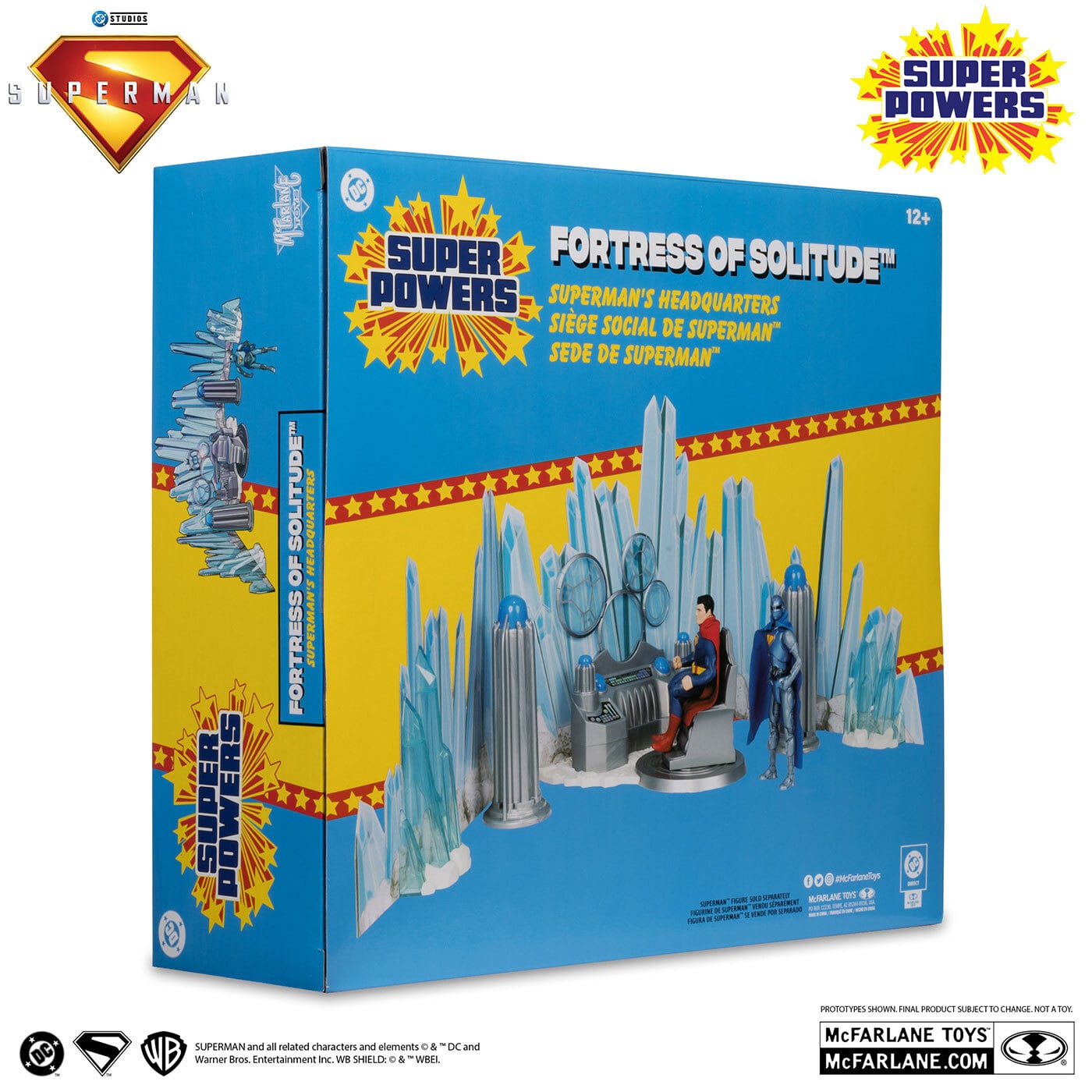 マクファーレン DCダイレクト DCスーパーパワーズ スーパーマン (2025) 孤独の要塞 (スーパーマンロボ4号付き) 4インチ アクションフィギュア 国内版 未開封