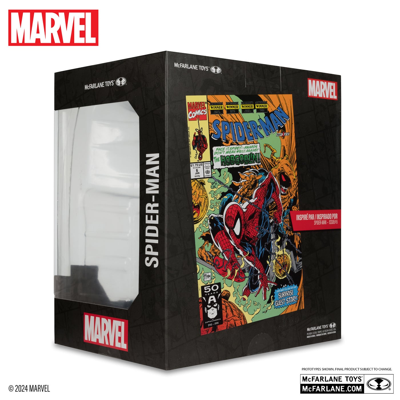 マクファーレン マーベル シーン・フィギュア #001 スパイダーマン トッド・マクファーレン スパイダーマン Vol.1 #6 1/10 スタチューフィギュア 未開封 - ROBOTROBOT