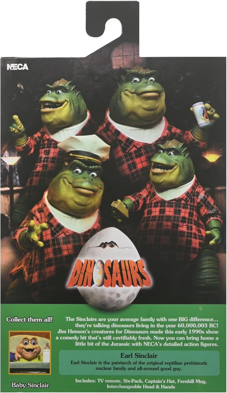 ネカ 恐竜家族 アール・シンクレア 7インチ アルティメット アクションフィギュア 国内版 箱入未開封