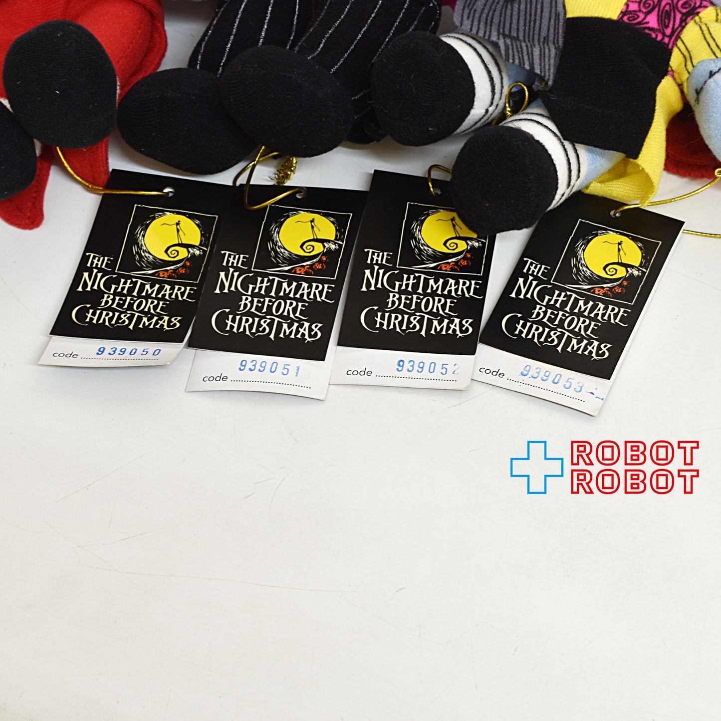 ナイトメアー・ビフォア・クリスマス ジャック&サンタジャック&サリー&ゼロ プラッシュドール4体セットぬいぐるみ 紙タグ付 クリアーバッグ入り