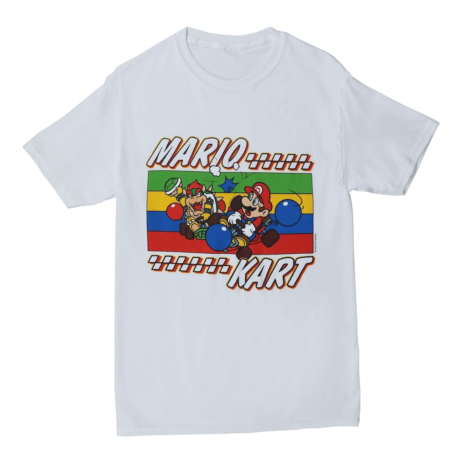 ニンテンドー マリオカート グラフィック Tシャツ ホワイト – ROBOTROBOT